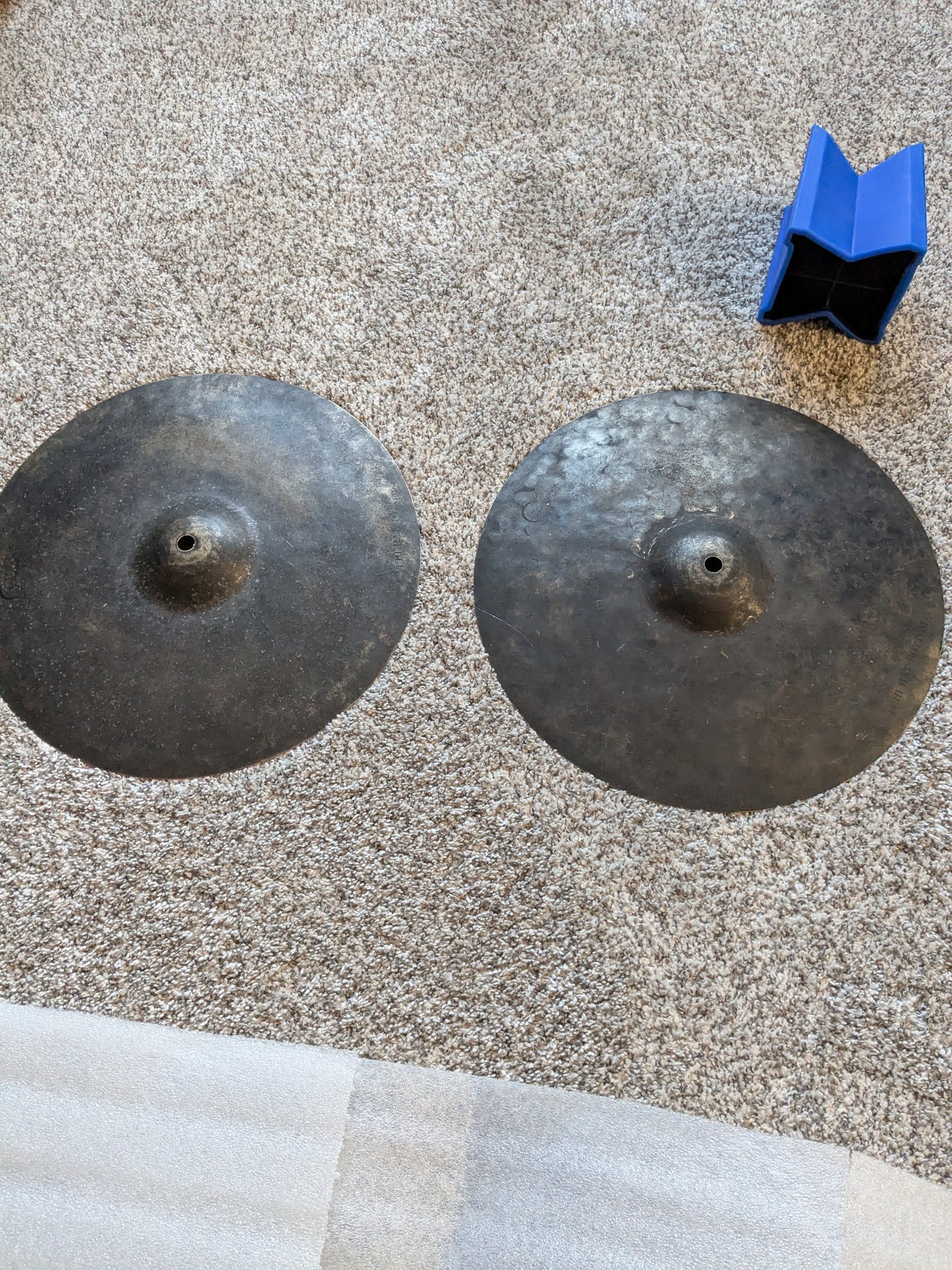 Dream Cymbals 14" Dark Matter Series Hi-Hat Cymbal (Pair) 2011 - Present - Raw