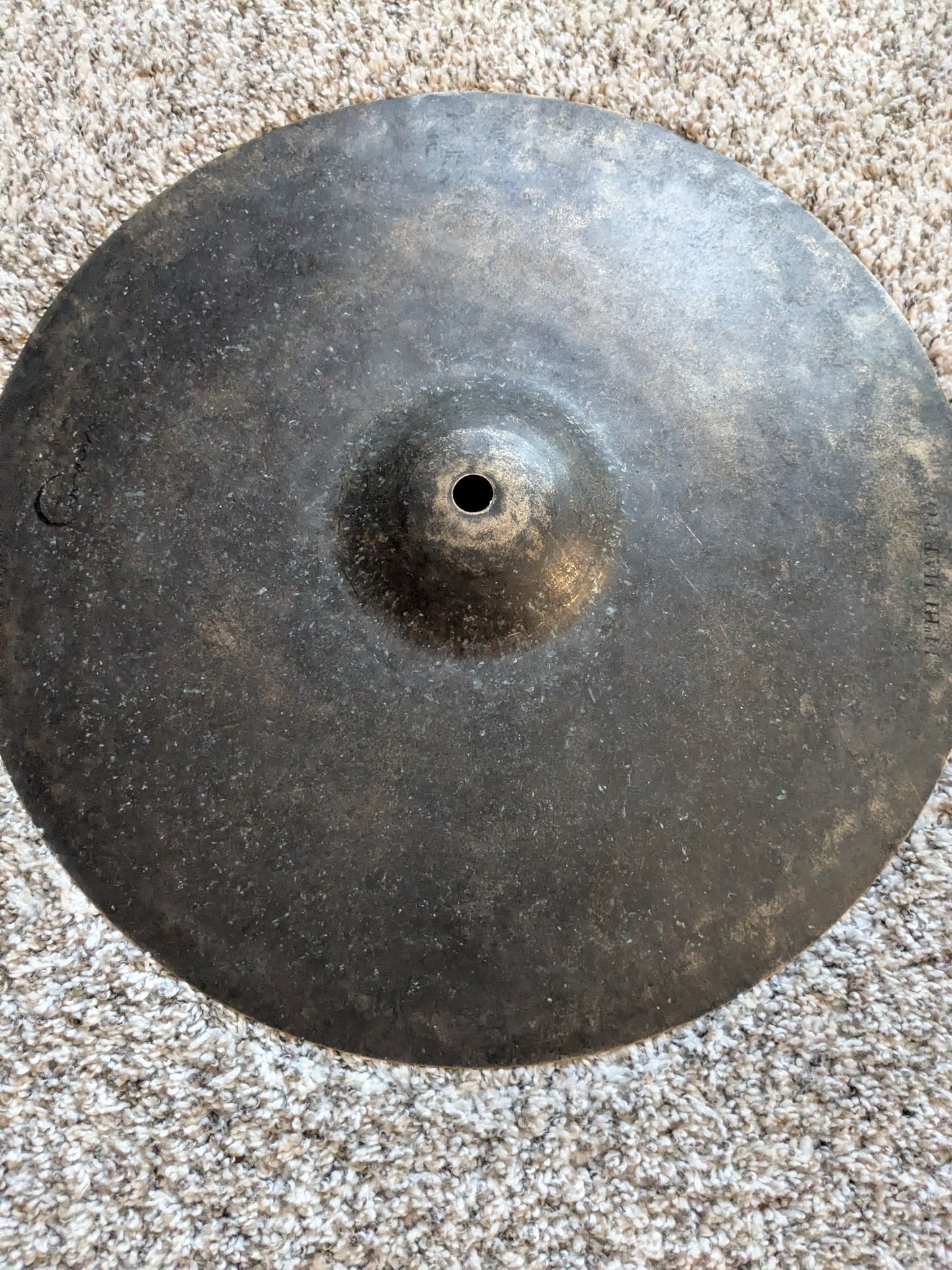 Dream Cymbals 14" Dark Matter Series Hi-Hat Cymbal (Pair) 2011 - Present - Raw