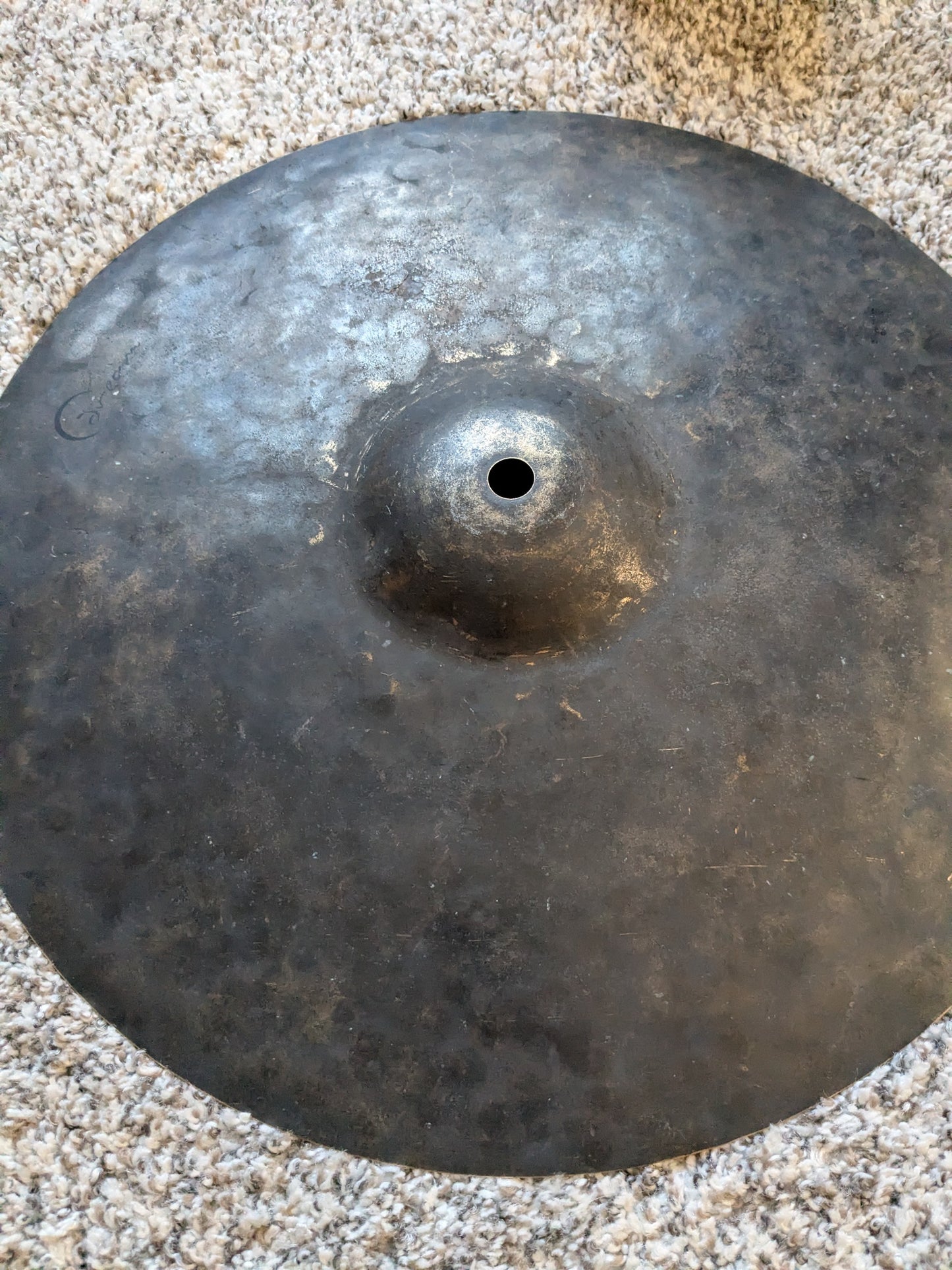 Dream Cymbals 14" Dark Matter Series Hi-Hat Cymbal (Pair) 2011 - Present - Raw
