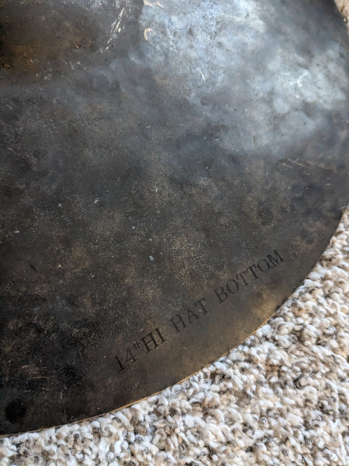 Dream Cymbals 14" Dark Matter Series Hi-Hat Cymbal (Pair) 2011 - Present - Raw