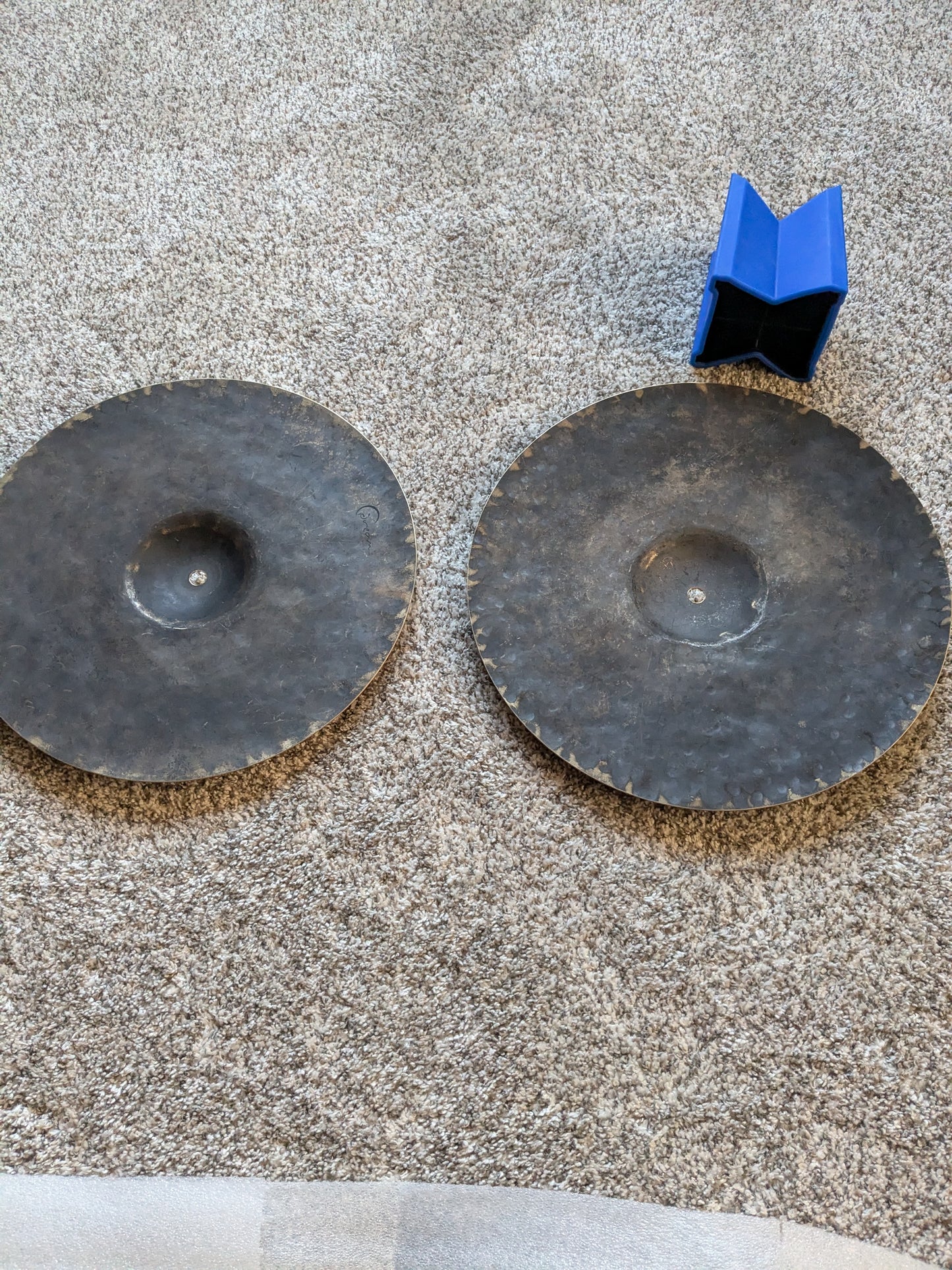 Dream Cymbals 14" Dark Matter Series Hi-Hat Cymbal (Pair) 2011 - Present - Raw