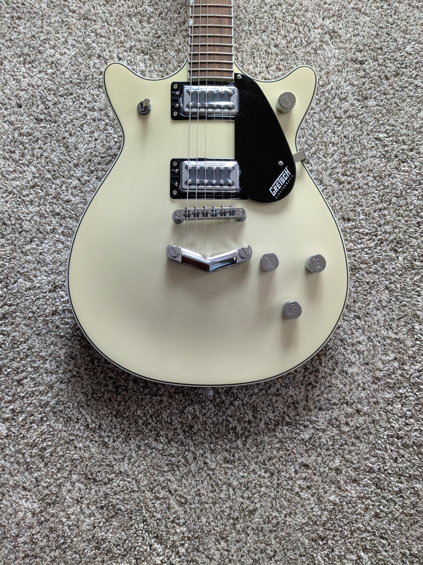 Gretsch G5222 Electromatic Double Jet BT with V-Stoptail 2022 - Present - Vintage White