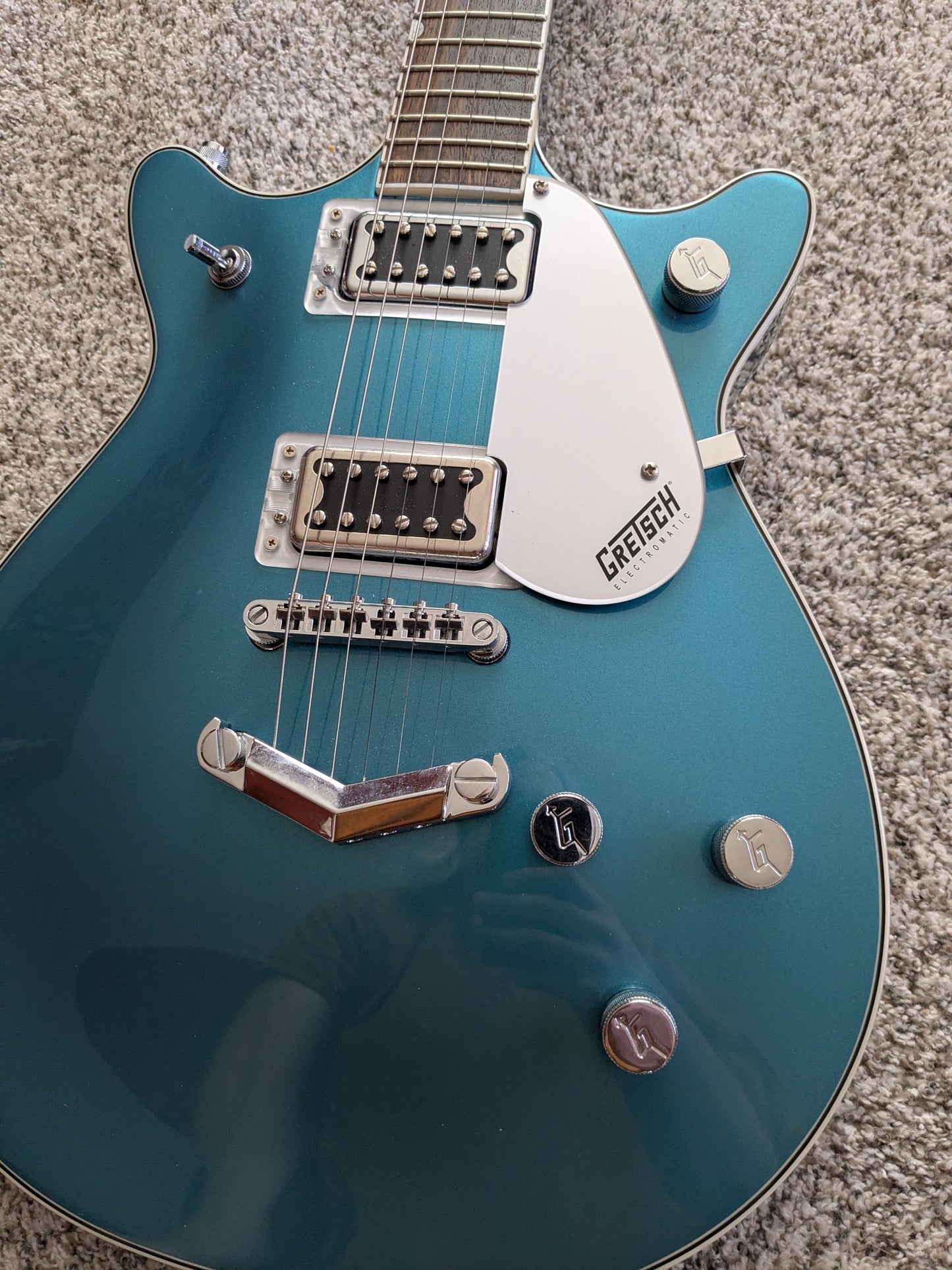 Gretsch G5222 Electromatic Double Jet BT with V-Stoptail 2022 - Present - Ocean Turquoise
