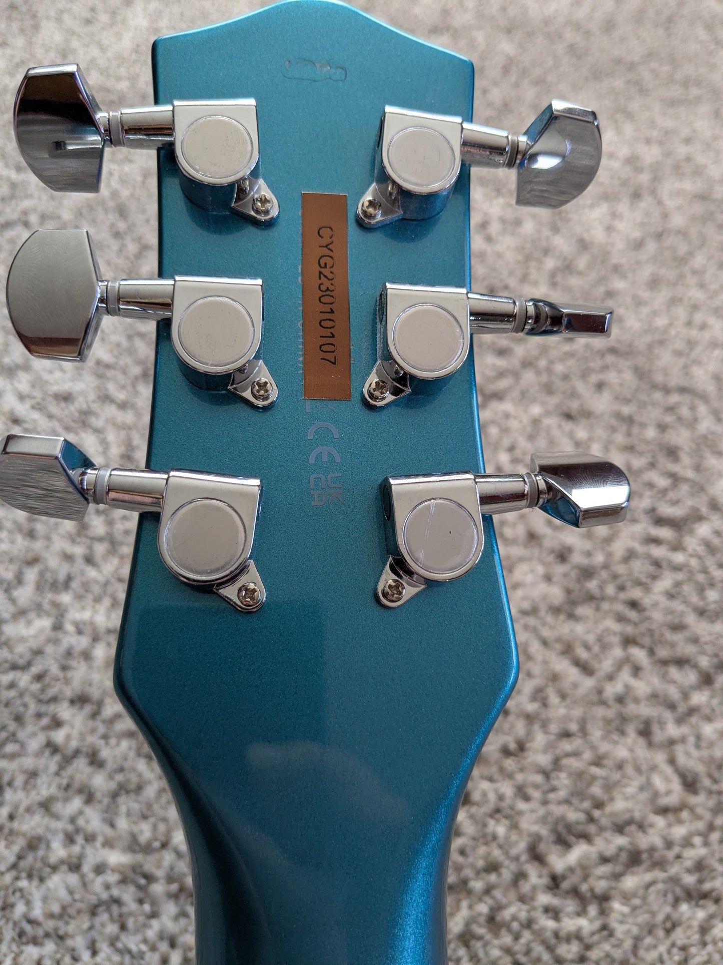 Gretsch G5222 Electromatic Double Jet BT with V-Stoptail 2022 - Present - Ocean Turquoise