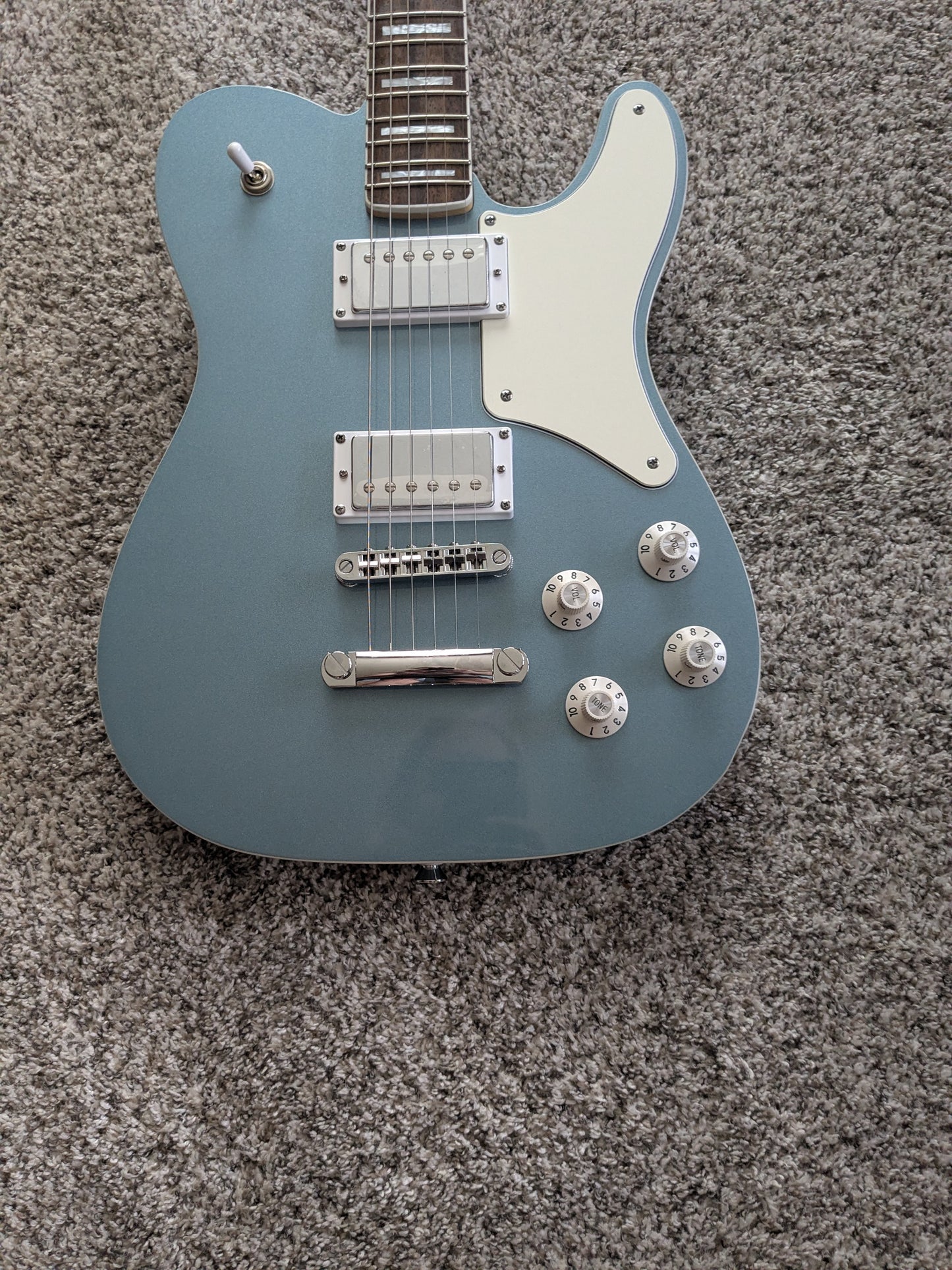 Squier Paranormal Troublemaker Telecaster Deluxe 2024 - Present - Ice Blue Metallic