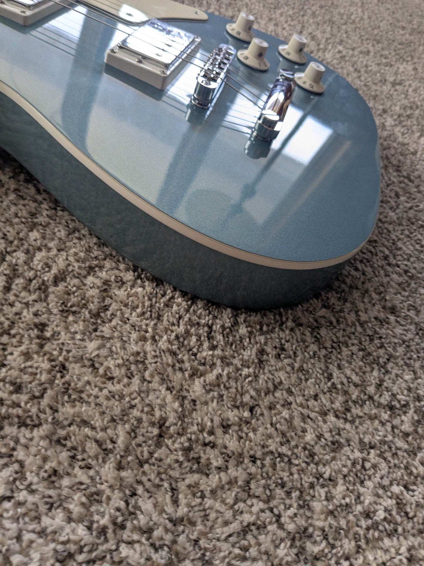Squier Paranormal Troublemaker Telecaster Deluxe 2024 - Present - Ice Blue Metallic