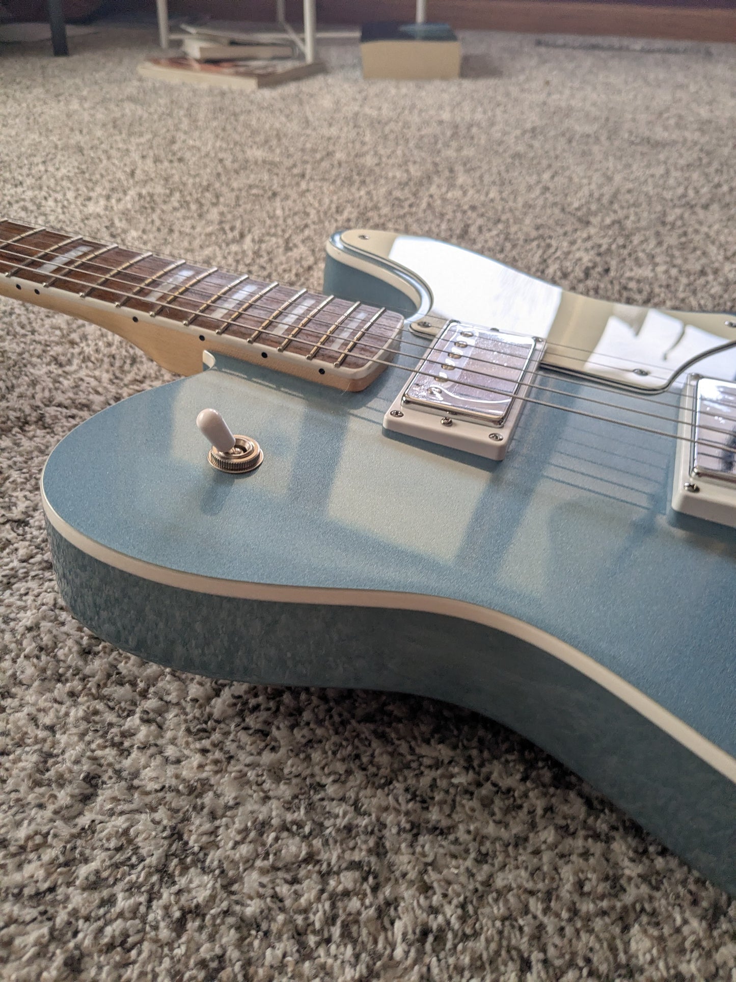 Squier Paranormal Troublemaker Telecaster Deluxe 2024 - Present - Ice Blue Metallic