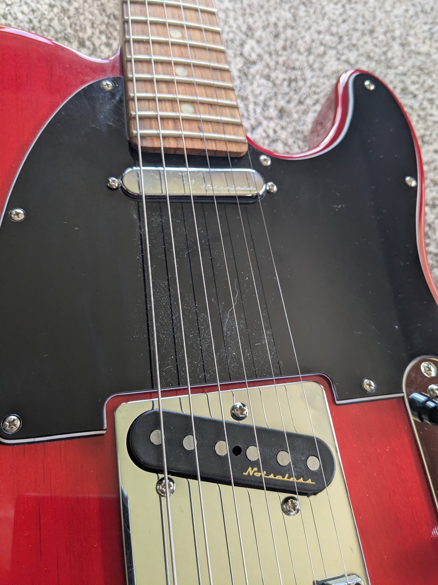 Fender Player Plus Telecaster 2024 - Crimson Red Transparent