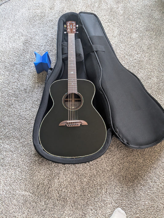 Alvarez MF70 Masterworks Diamond 60th Anniversary Limited-Edition Folk-OM Acoustic Guitar 2020s - Black