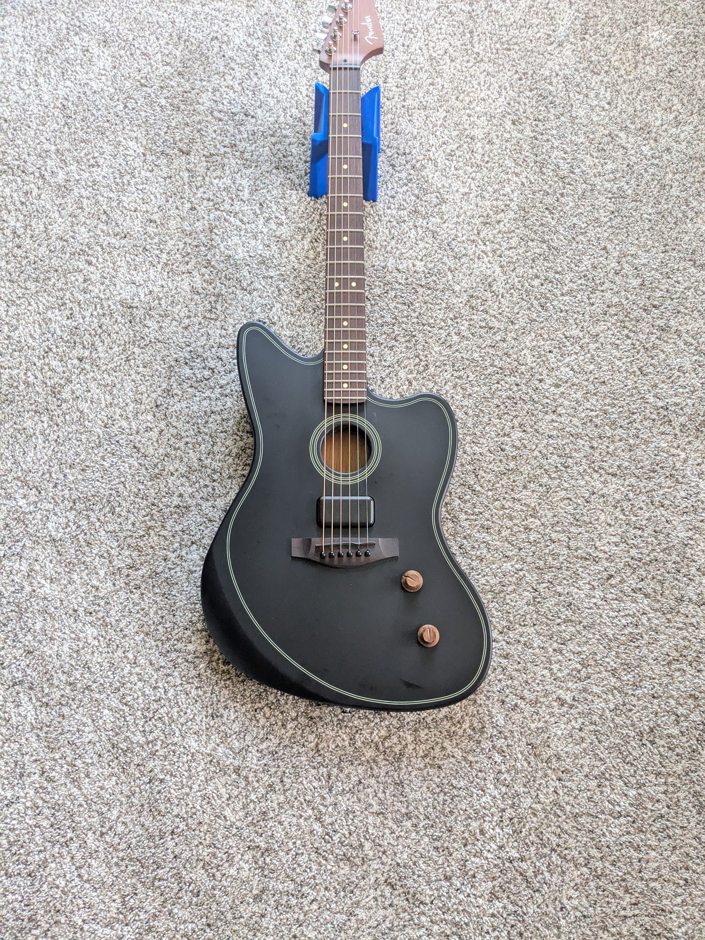 Fender Acoustasonic Standard Jazzmaster 2025 - Present - Black)