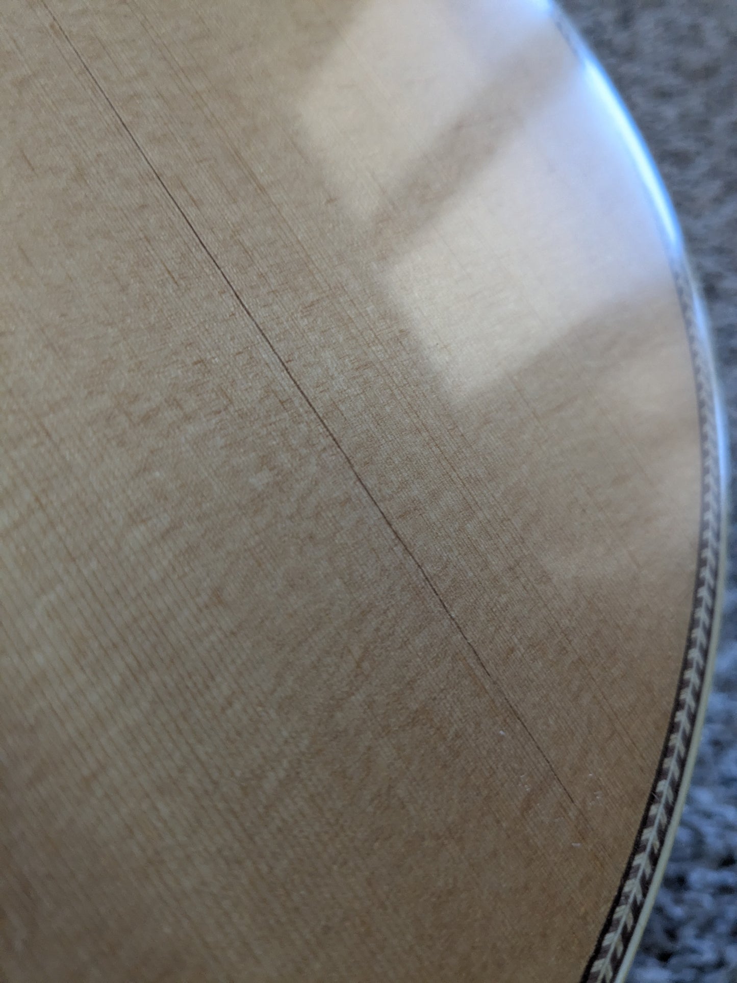 Alvarez AFH600CE Artist Herringbone Series Folk/OM Acoustic-Electric Guitar 2010s - Natural