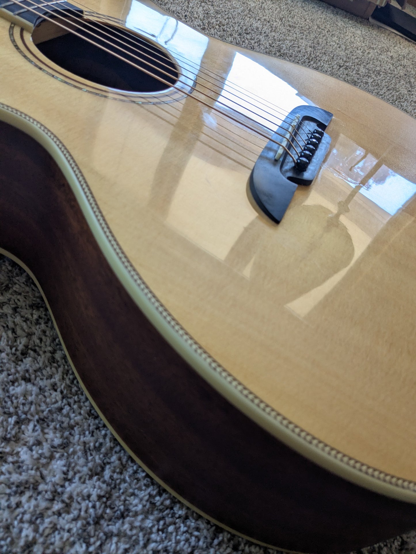 Alvarez AFH600CE Artist Herringbone Series Folk/OM Acoustic-Electric Guitar 2010s - Natural