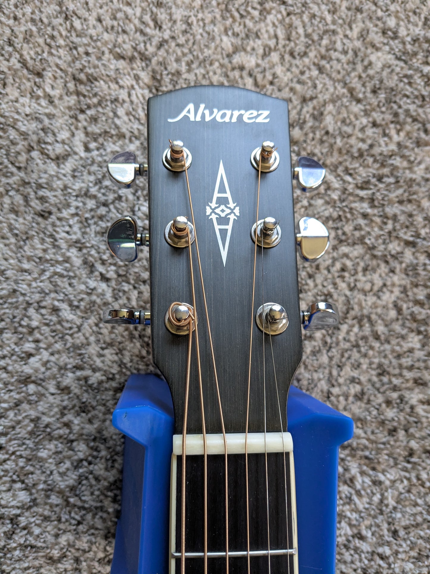 Alvarez AFH600CE Artist Herringbone Series Folk/OM Acoustic-Electric Guitar 2010s - Natural