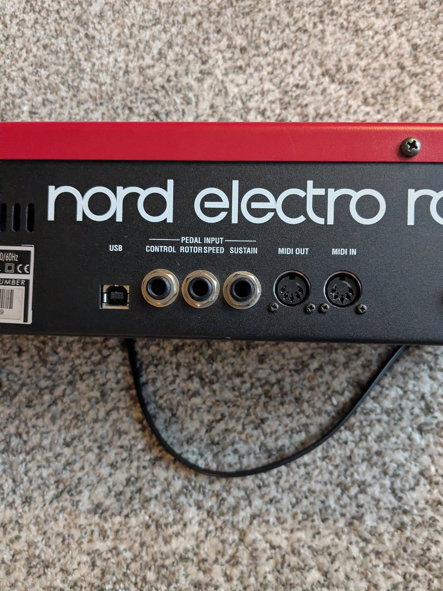 Nord Electro 2 Rack Rackmount Virtual Electromechanical Piano 2002 - 2009 - Red