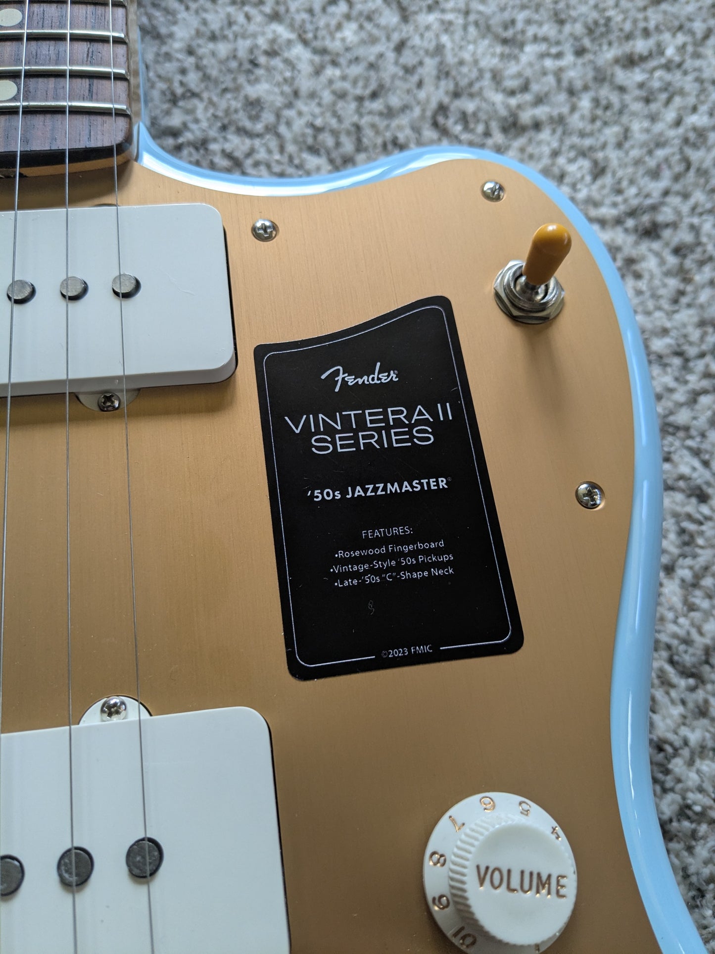 Fender Vintera II '50s Jazzmaster with Rosewood Fretboard 2023 - Present - Sonic Blue