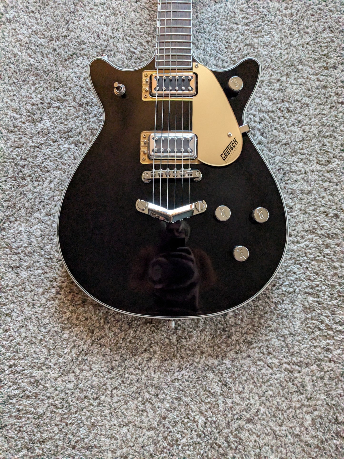 Gretsch G5222 Electromatic Double Jet BT with V-Stoptail 2022 - Present - Black