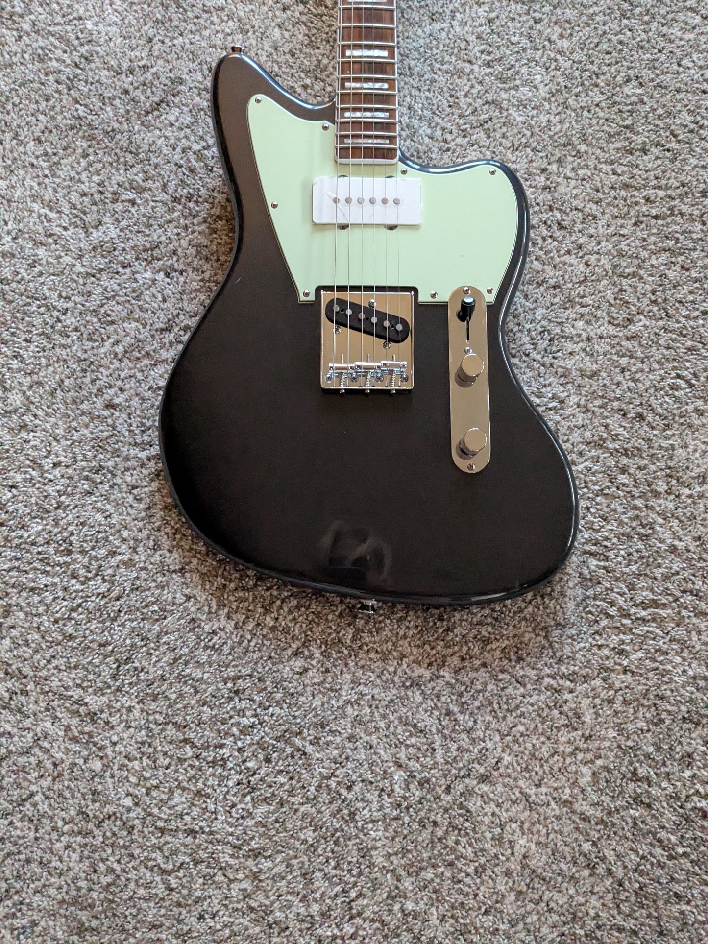 Squier Paranormal Offset Telecaster SJ 2024 - Charcoal Frost Metallic