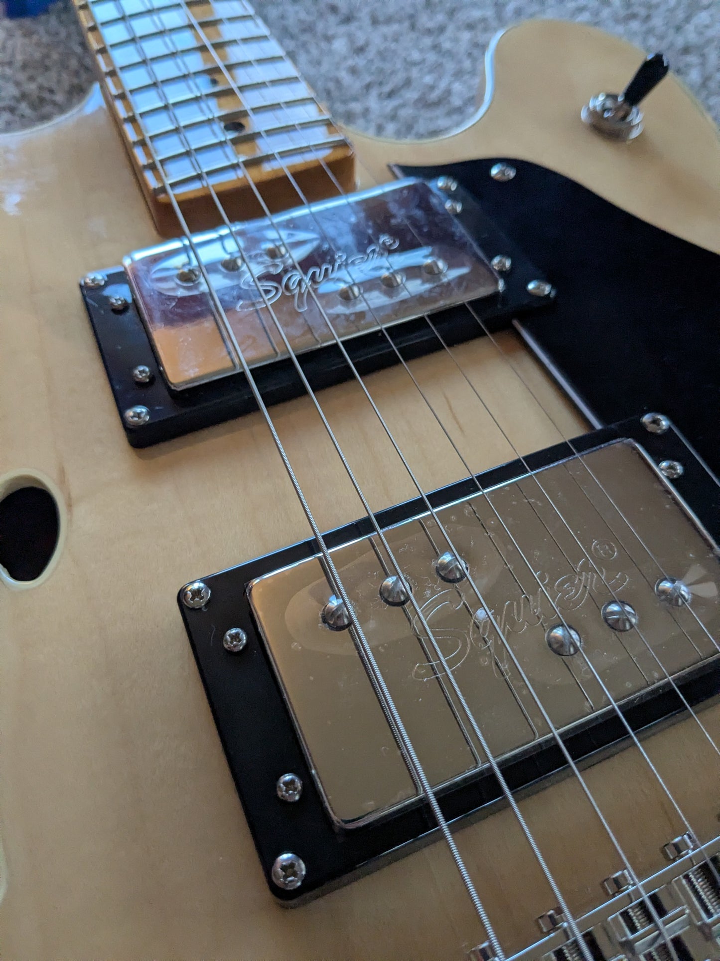 Squier Classic Vibe Starcaster 2025 Natural (set-up)