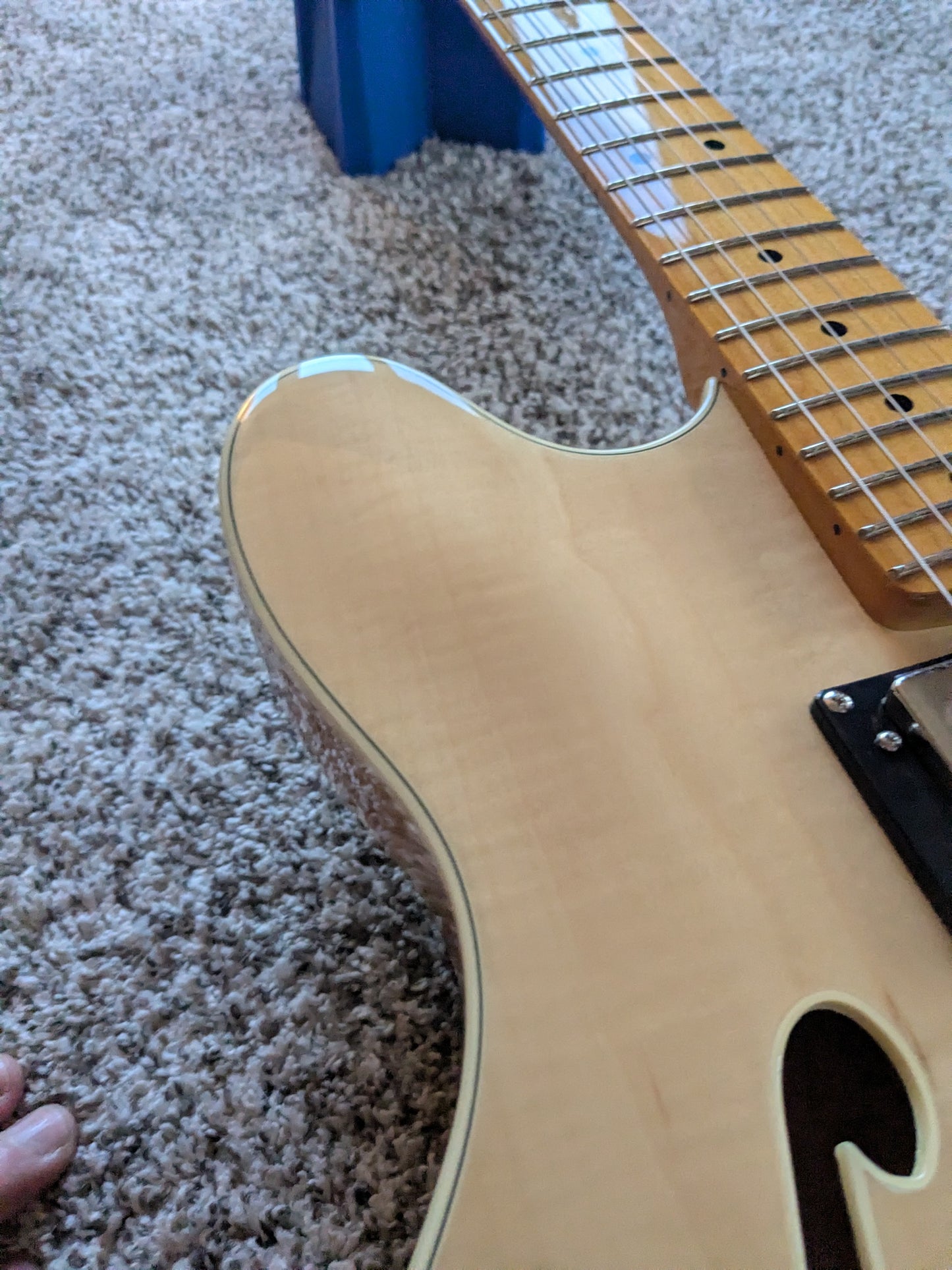 Squier Classic Vibe Starcaster 2025 Natural (set-up)