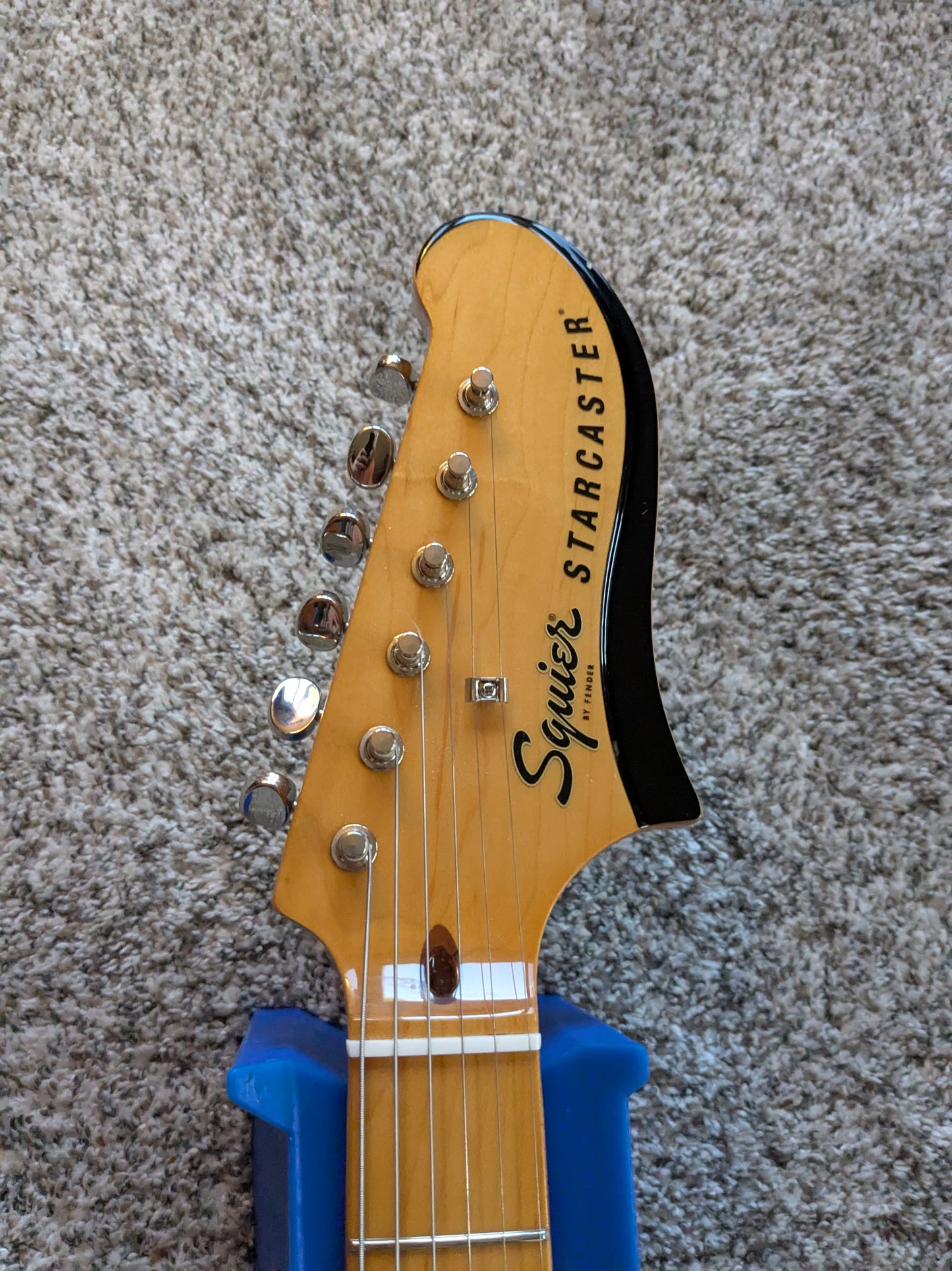 Squier Classic Vibe Starcaster 2025 Natural (set-up)