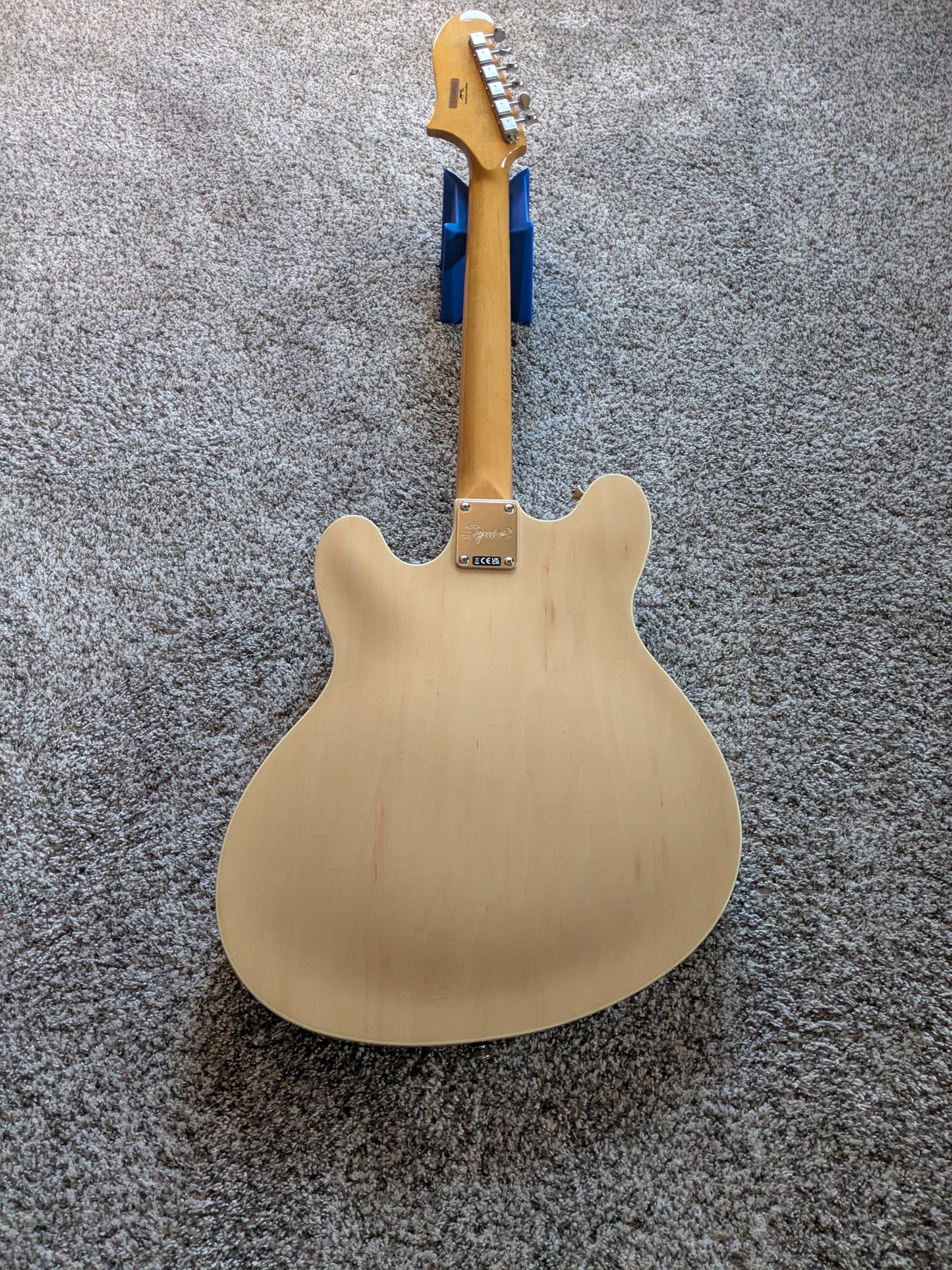 Squier Classic Vibe Starcaster 2025 Natural (set-up)