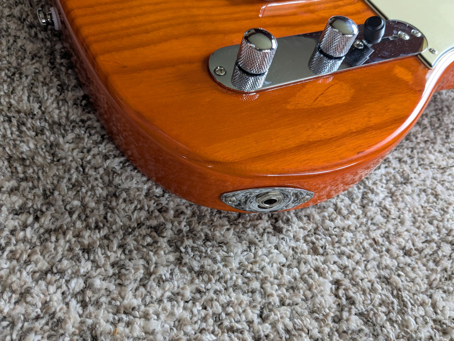 G&L Tribute Series ASAT Classic Bluesboy Semi-Hollow with Maple Fretboard 2010 - Present - Clear Orange