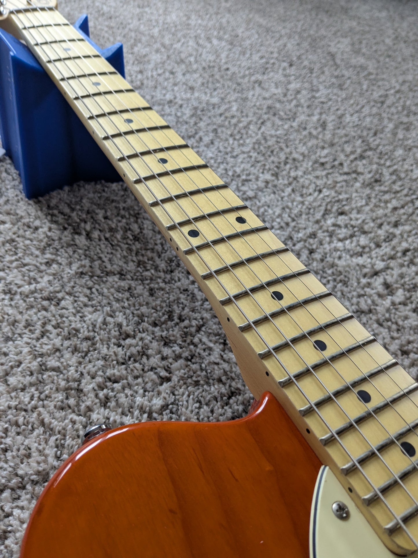 G&L Tribute Series ASAT Classic Bluesboy Semi-Hollow with Maple Fretboard 2010 - Present - Clear Orange