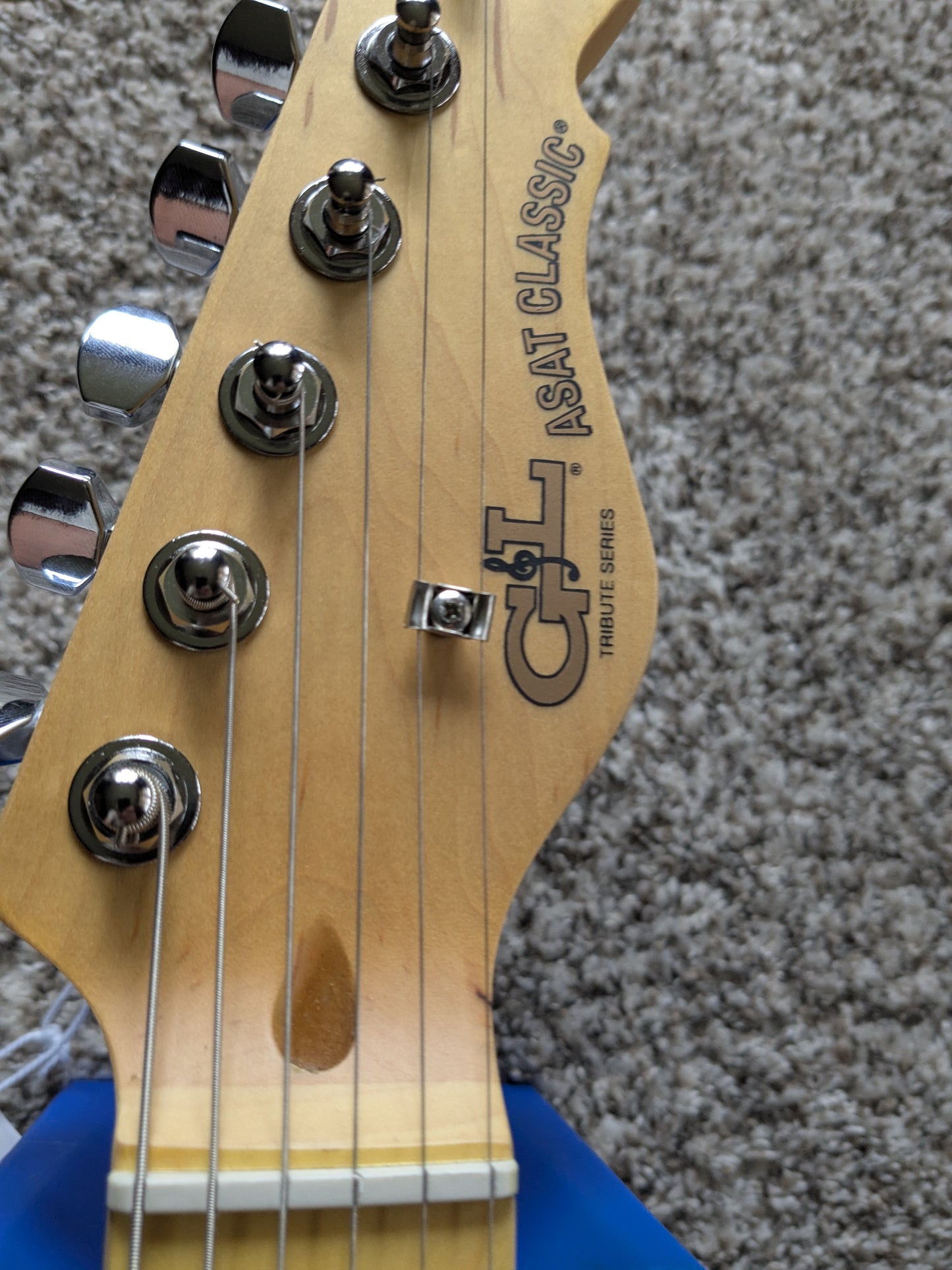 G&L Tribute Series ASAT Classic Bluesboy Semi-Hollow with Maple Fretboard 2010 - Present - Clear Orange