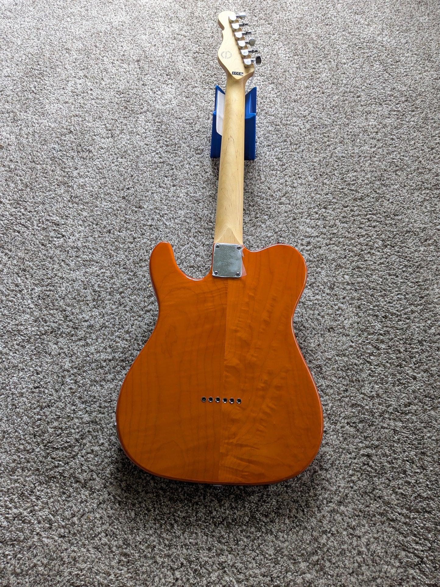 G&L Tribute Series ASAT Classic Bluesboy Semi-Hollow with Maple Fretboard 2010 - Present - Clear Orange