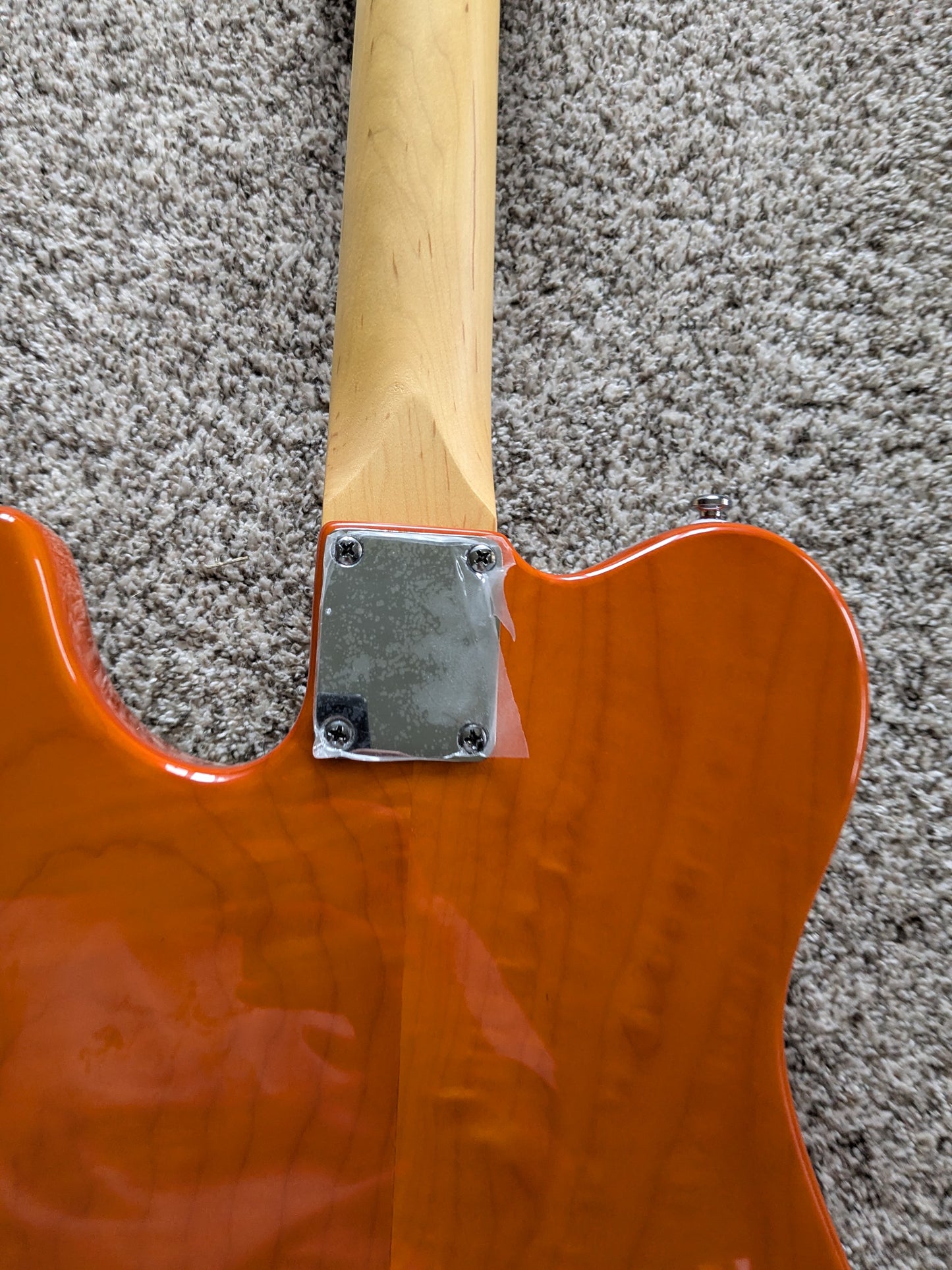 G&L Tribute Series ASAT Classic Bluesboy Semi-Hollow with Maple Fretboard 2010 - Present - Clear Orange