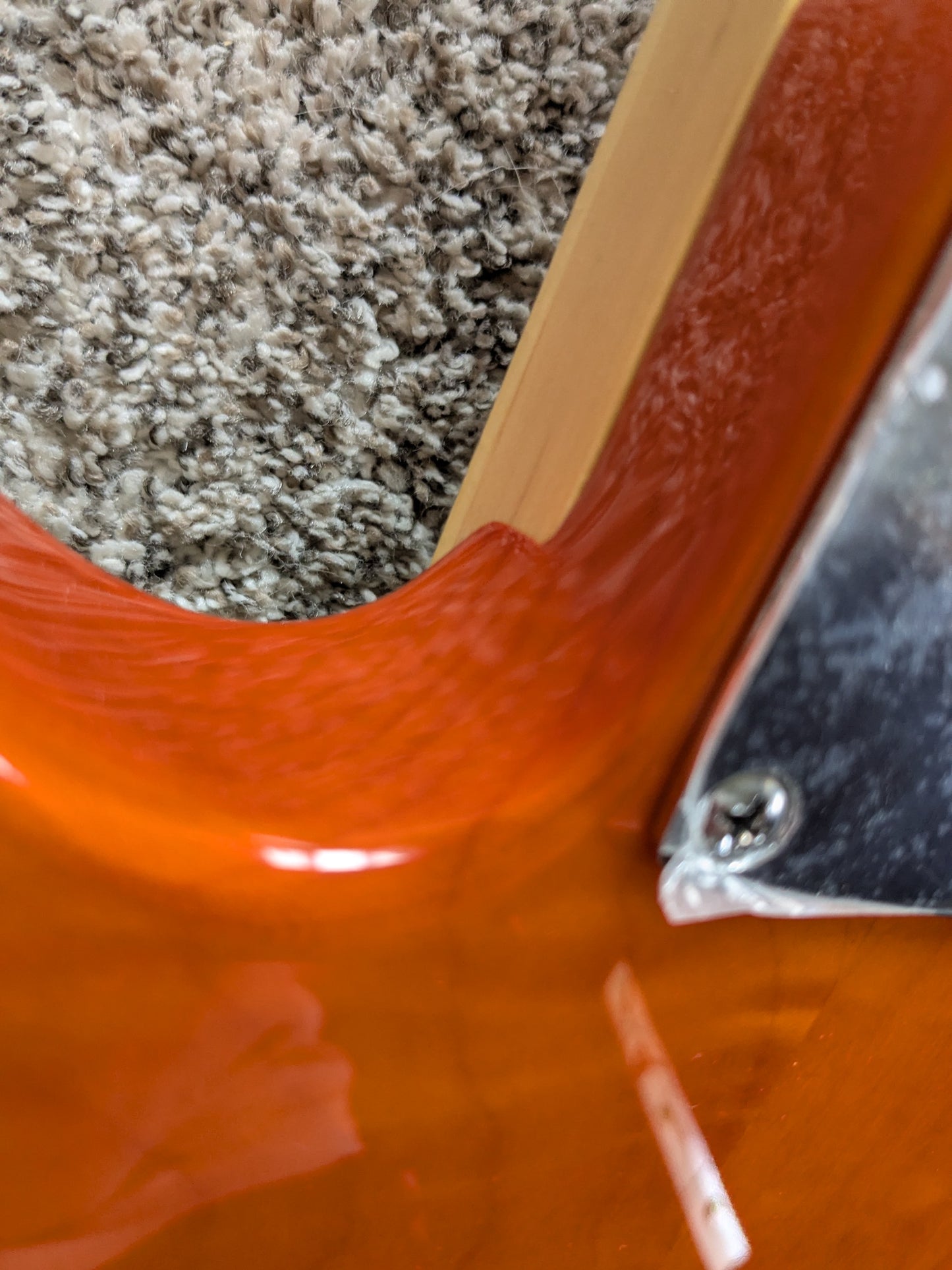 G&L Tribute Series ASAT Classic Bluesboy Semi-Hollow with Maple Fretboard 2010 - Present - Clear Orange