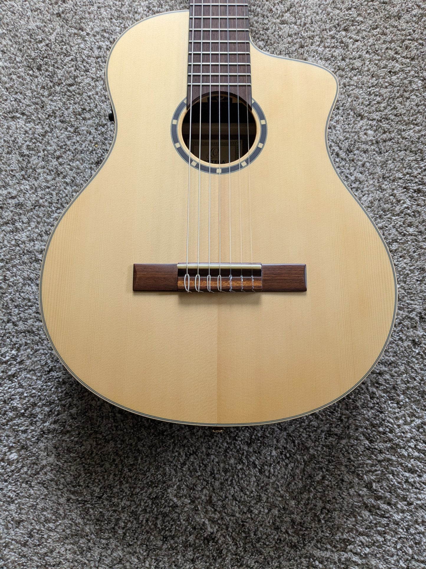 Ortega RCE133-7 Family Series Pro Size 7-String 2025 – Natural