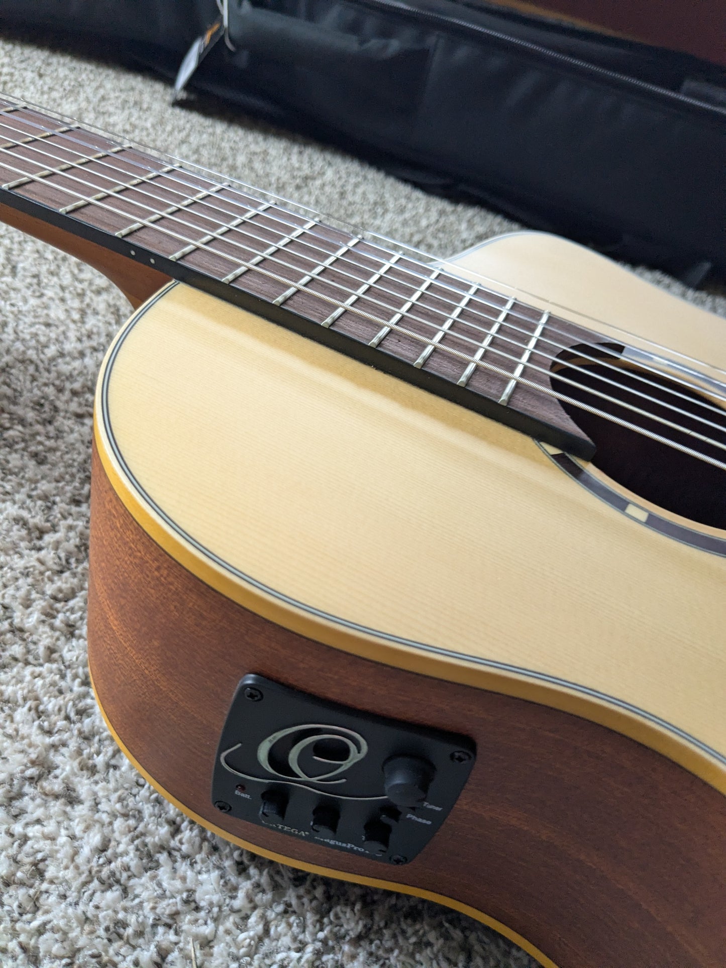 Ortega RCE133-7 Family Series Pro Size 7-String 2025 – Natural