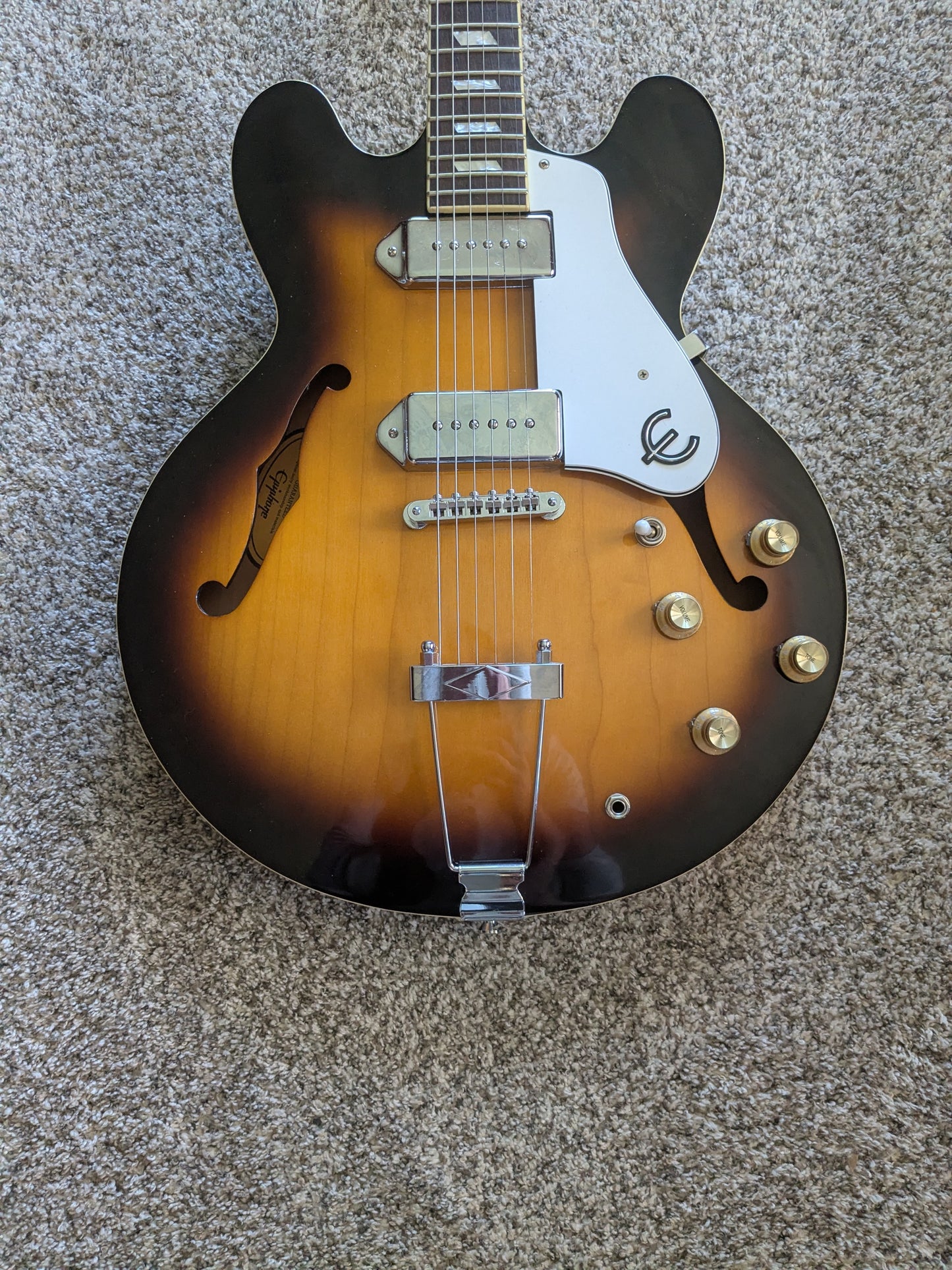Epiphone Casino Reissue 1995 - 2004 - Vintage Sunburst - Peerless