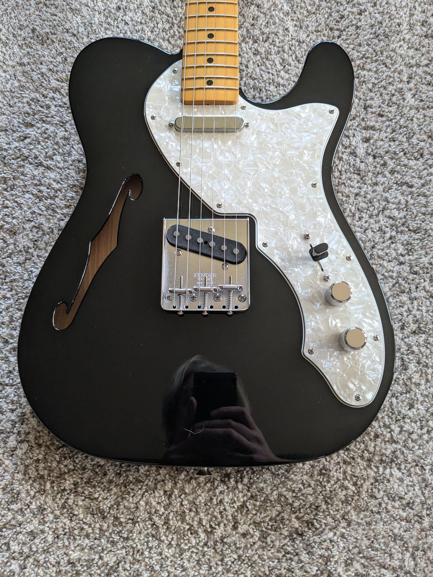 Fender Vintera II '60s Telecaster Thinline with Maple Fretboard 2023 - 2026 - Black