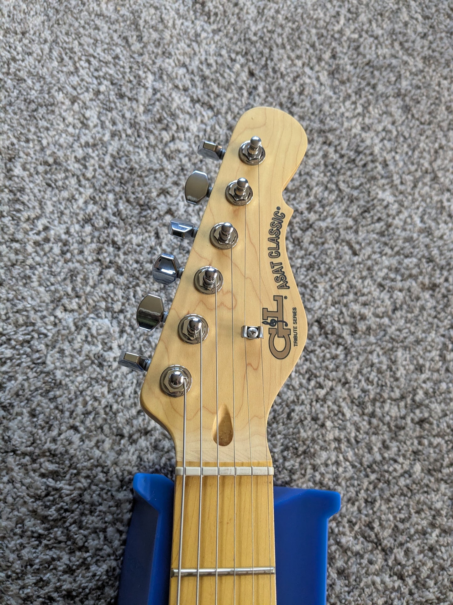 G&L Tribute Series ASAT Classic with Maple Fretboard 2010 - Present - Butterscotch Blonde