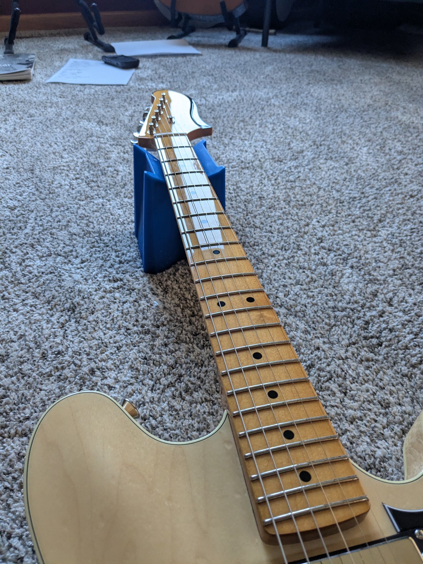 Squier Classic Vibe Starcaster 2025 Natural (set-up)