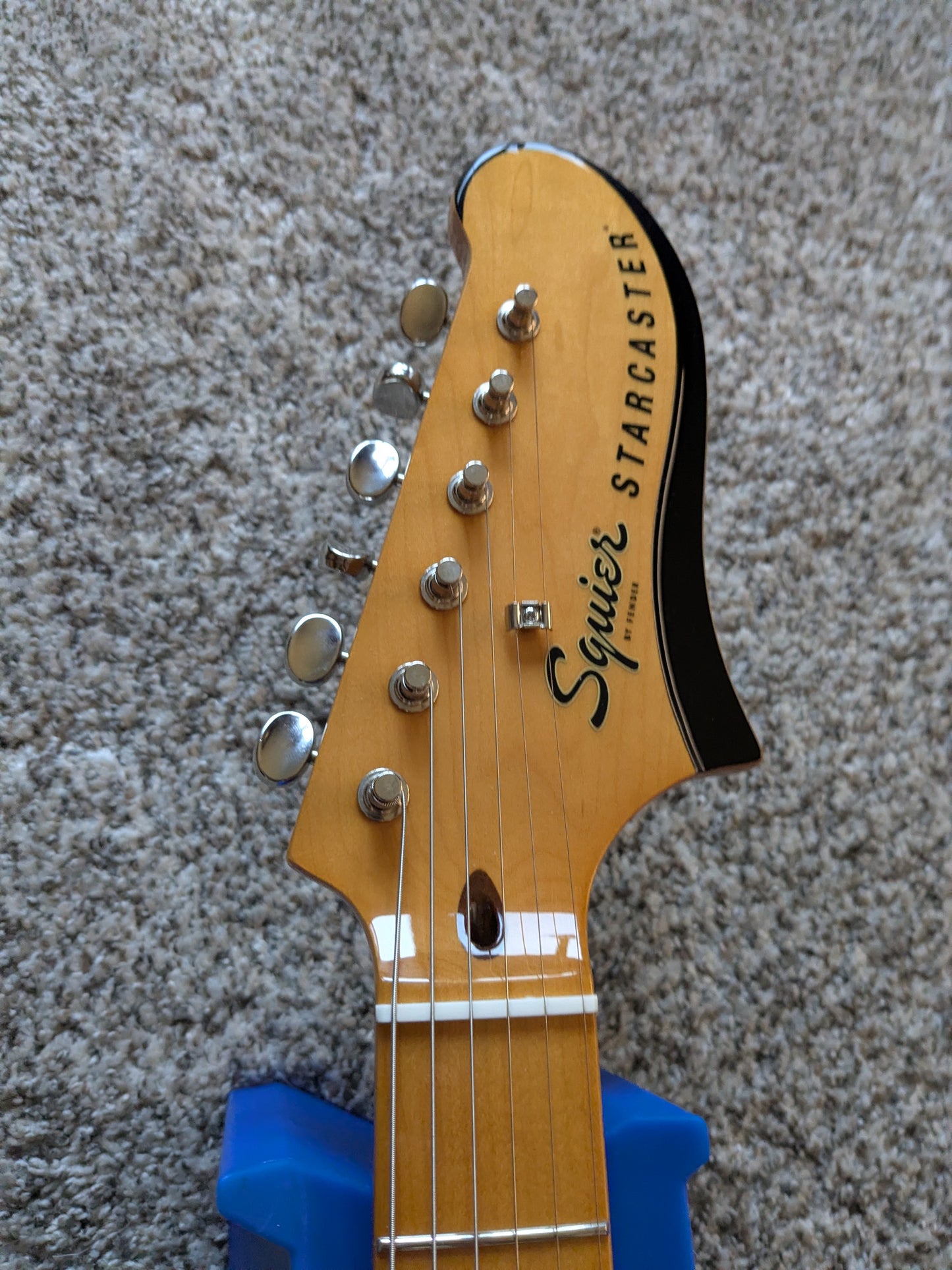 Squier Classic Vibe Starcaster 2025 Natural (set-up)