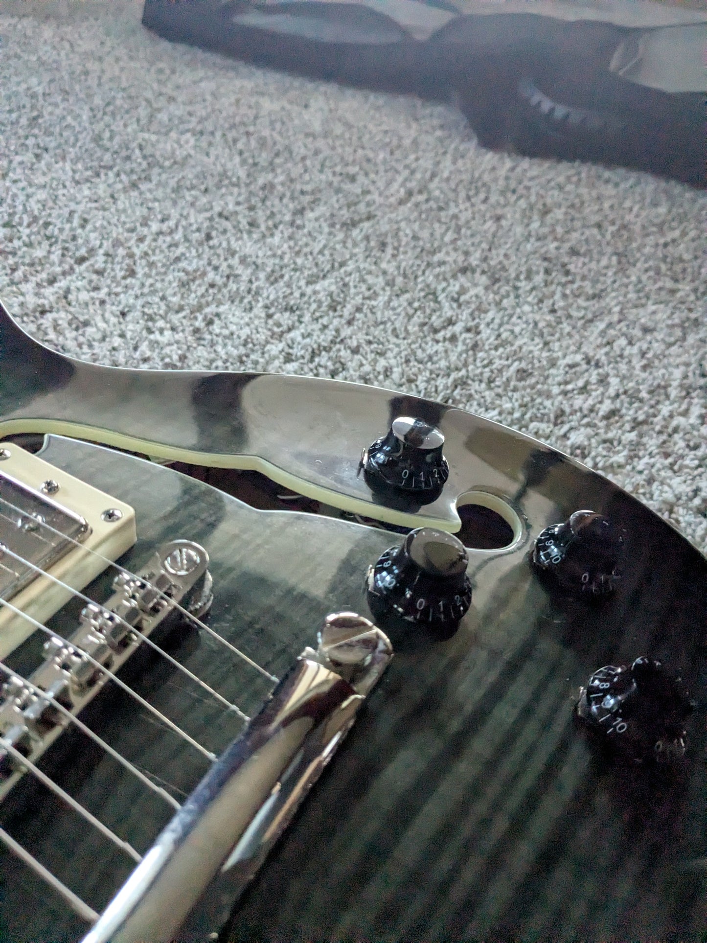 Epiphone Les Paul ES Pro 2018 - 2019 - Transparent Black