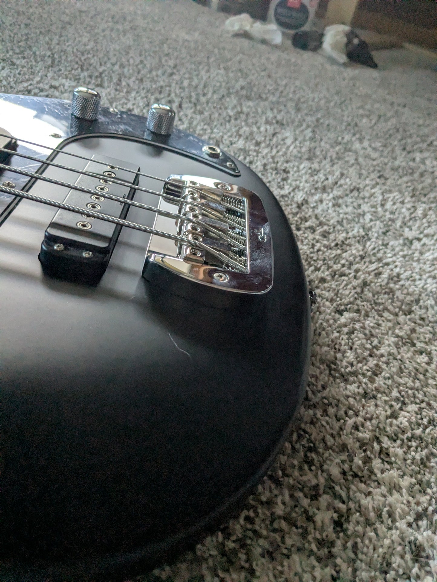 G&L Tribute Series SB-2 2020s - Black Frost