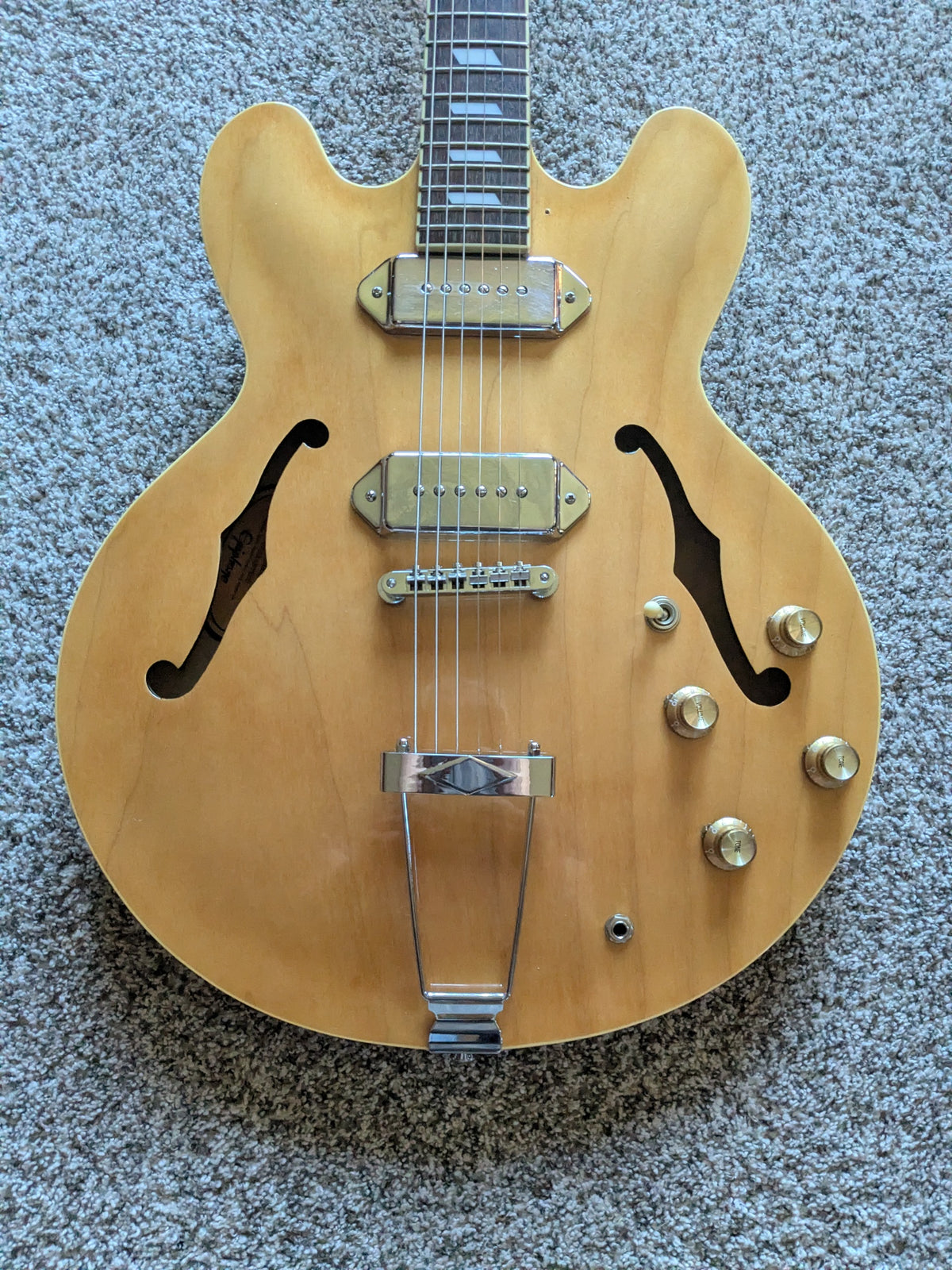 Epiphone Casino Reissue 1995 - 2004 - Natural - Peerless