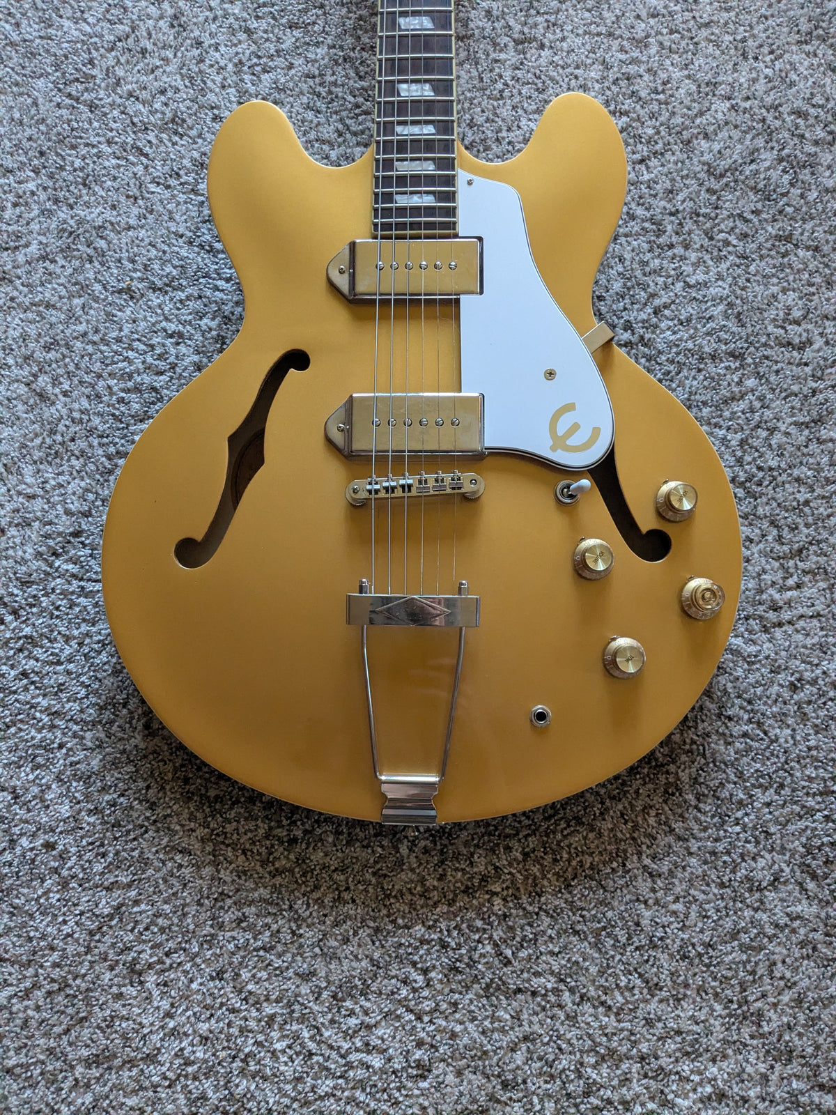 Epiphone Casino Reissue with Rosewood Fretboard 2013 - Metallic Gold