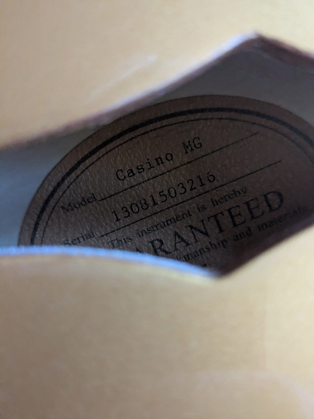 Epiphone Casino Reissue with Rosewood Fretboard 2013 - Metallic Gold
