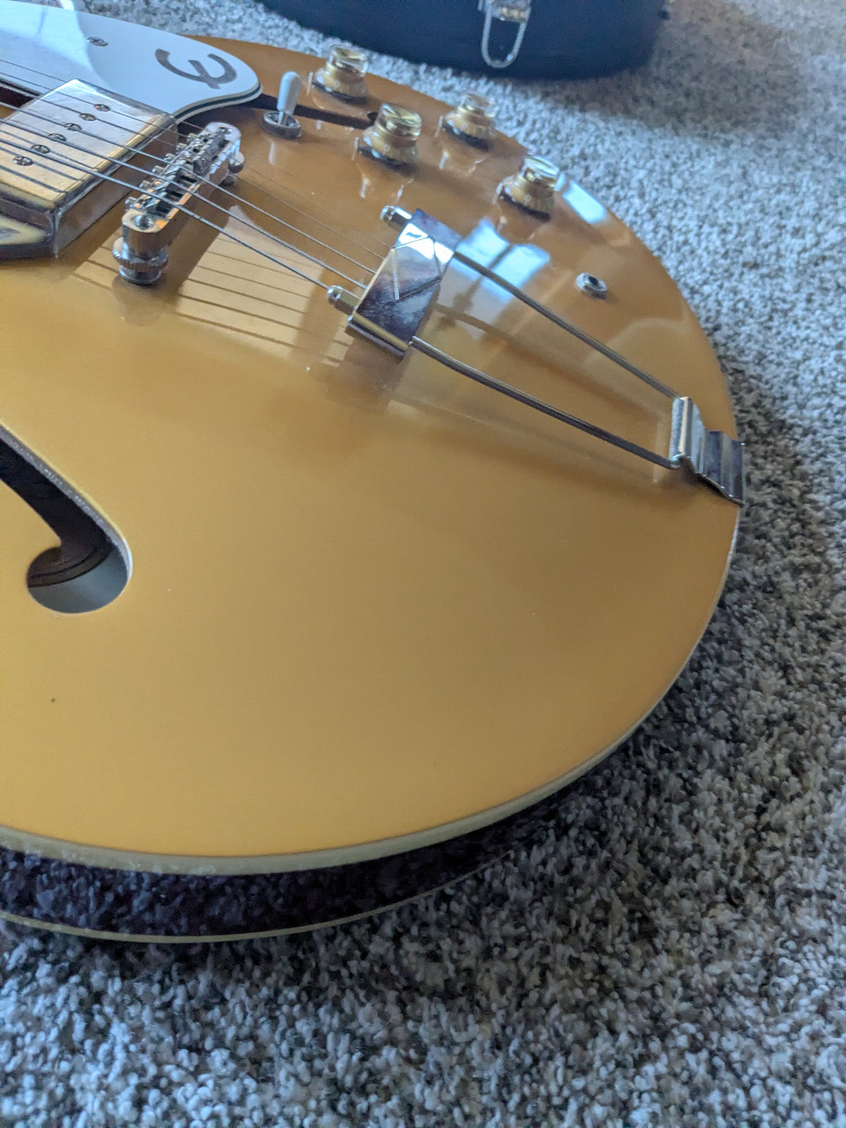 Epiphone Casino Reissue with Rosewood Fretboard 2013 - Metallic Gold