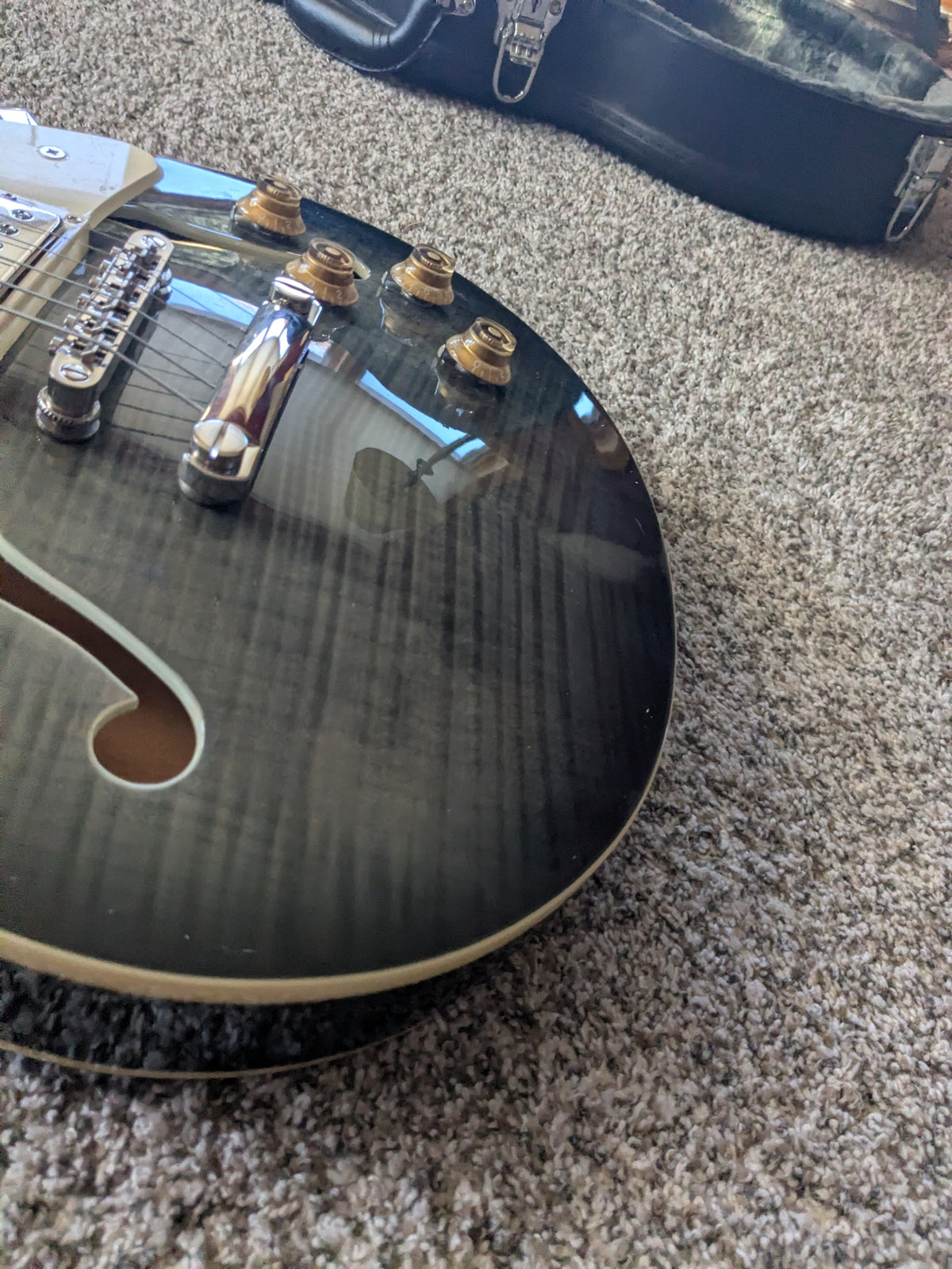 Epiphone Les Paul ES Pro 2018 - 2019 - Transparent Black