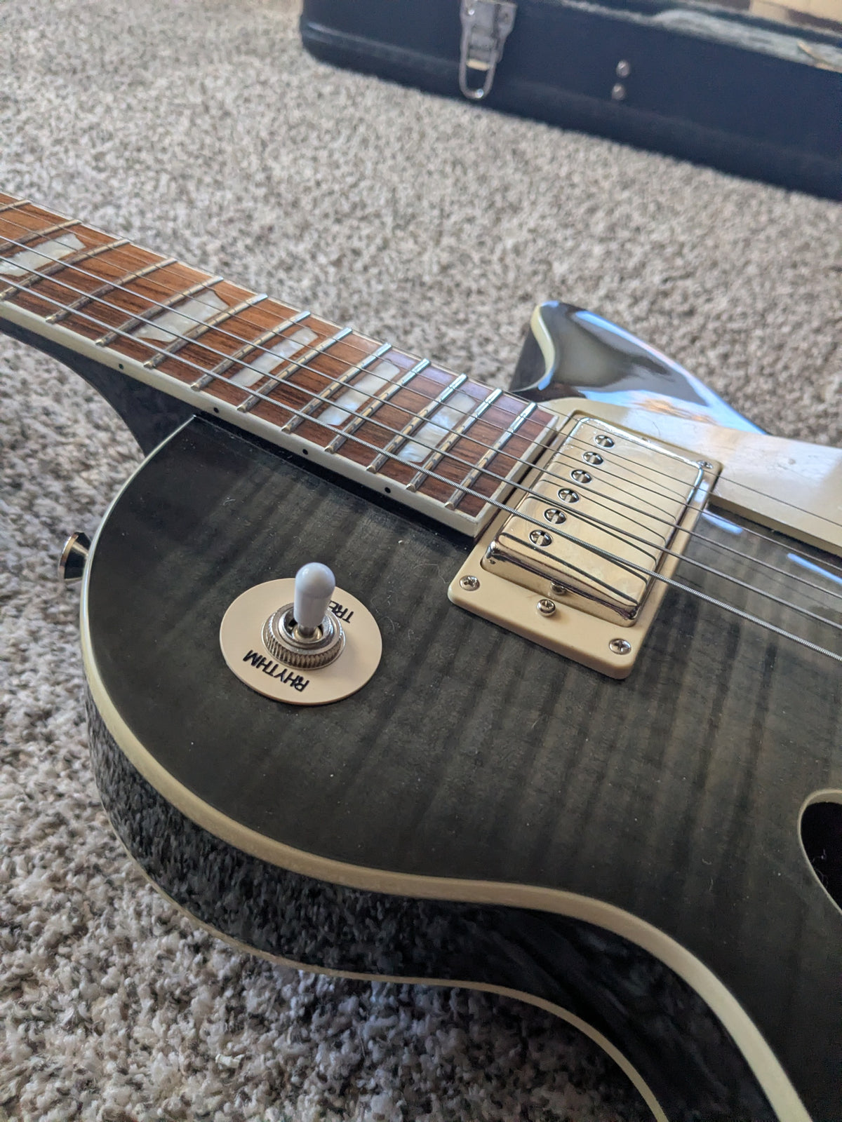 Epiphone Les Paul ES Pro 2018 - 2019 - Transparent Black