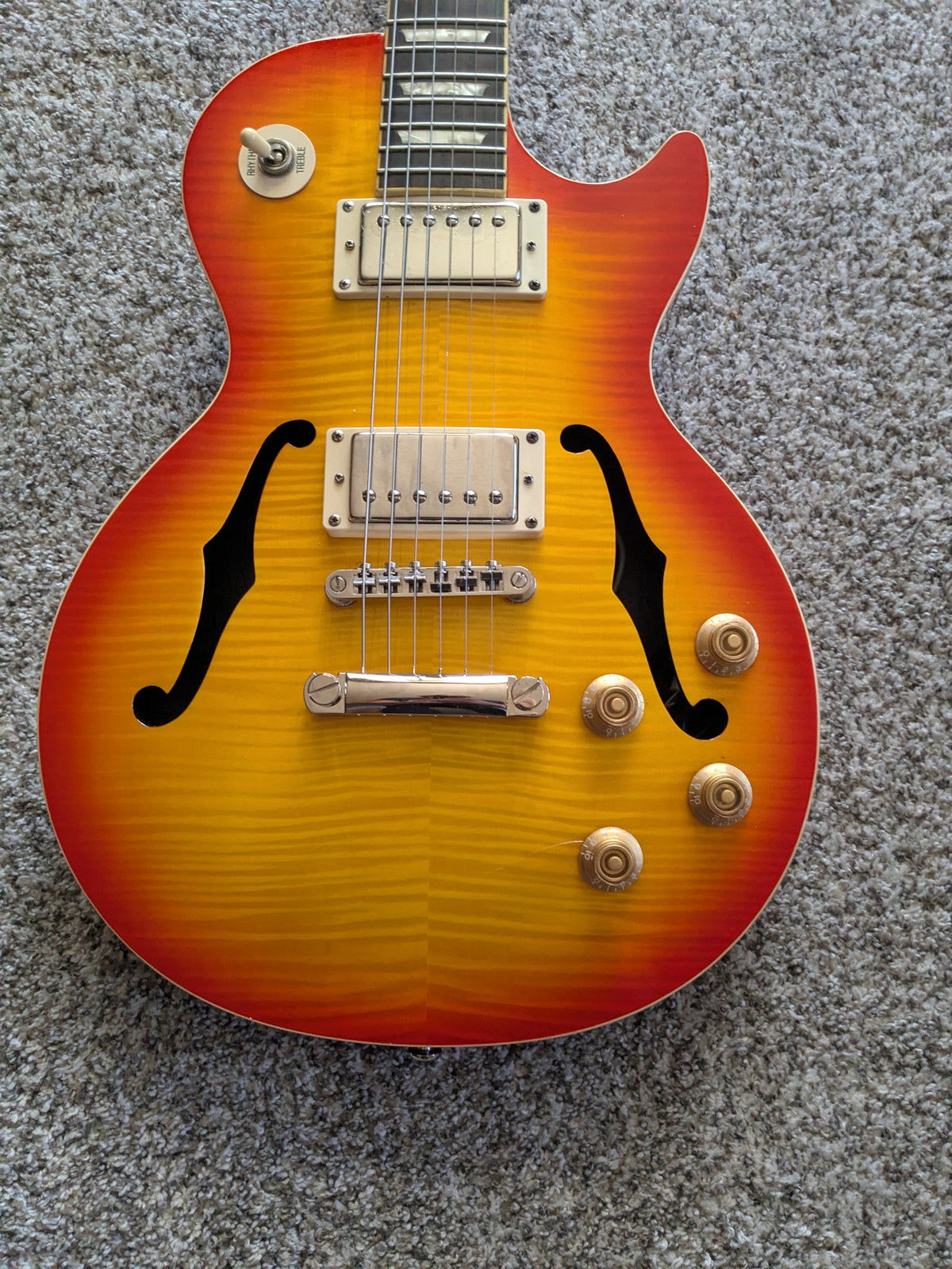 Epiphone Les Paul Standard Florentine Pro 2014 Faded Cherry Burst
