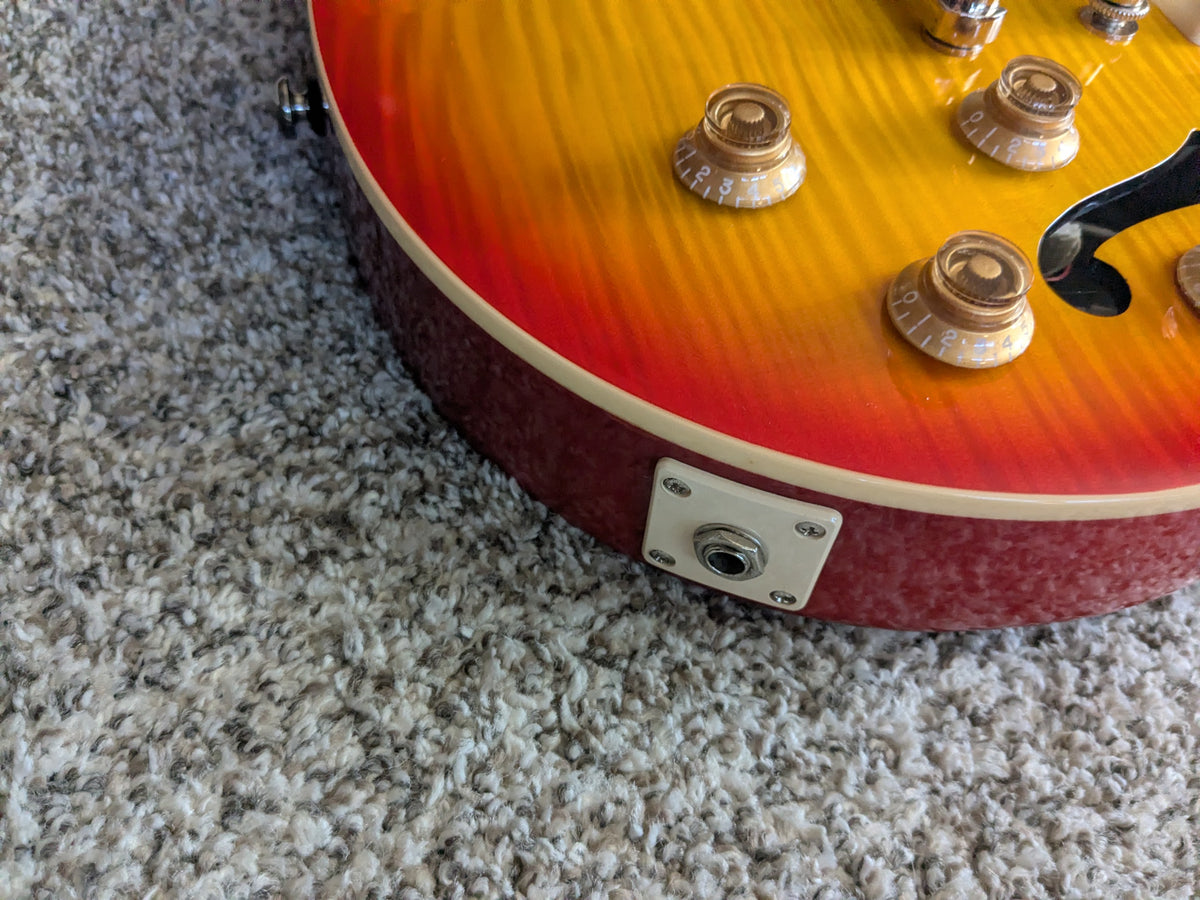 Epiphone Les Paul Standard Florentine Pro 2014 Faded Cherry Burst