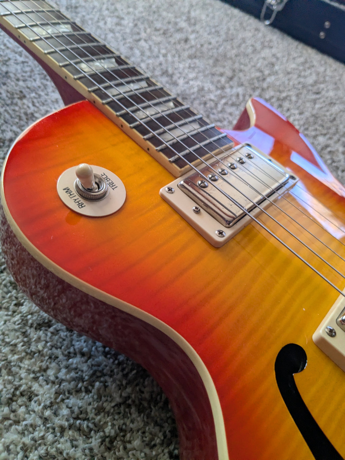 Epiphone Les Paul Standard Florentine Pro 2014 Faded Cherry Burst