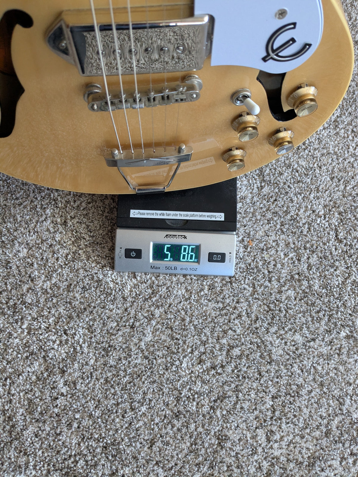 Epiphone Casino Coupe with Rosewood Fretboard 2014 - 2018 - Natural